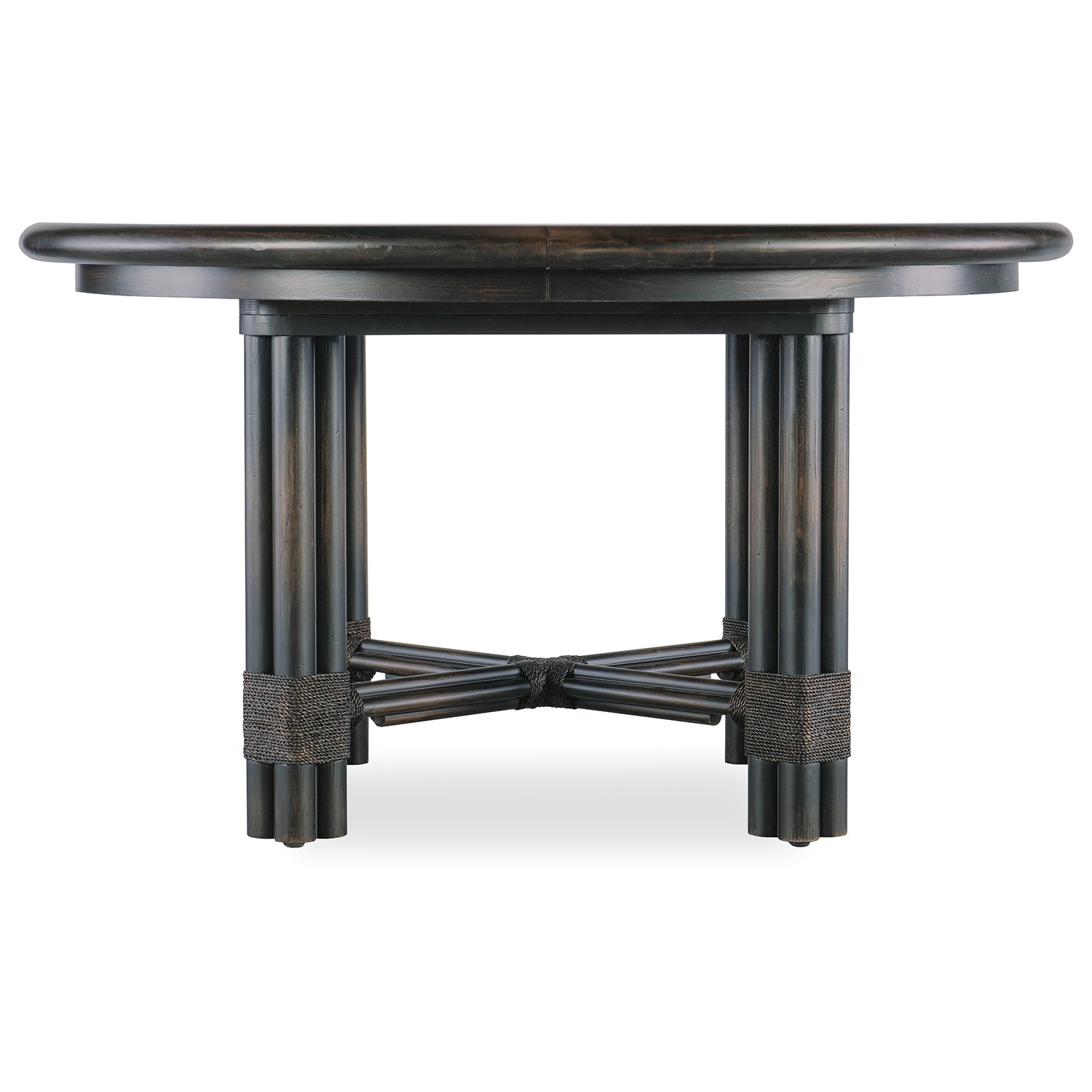 Hooker Furniture Retreat Pole Rattan Round Dining Table