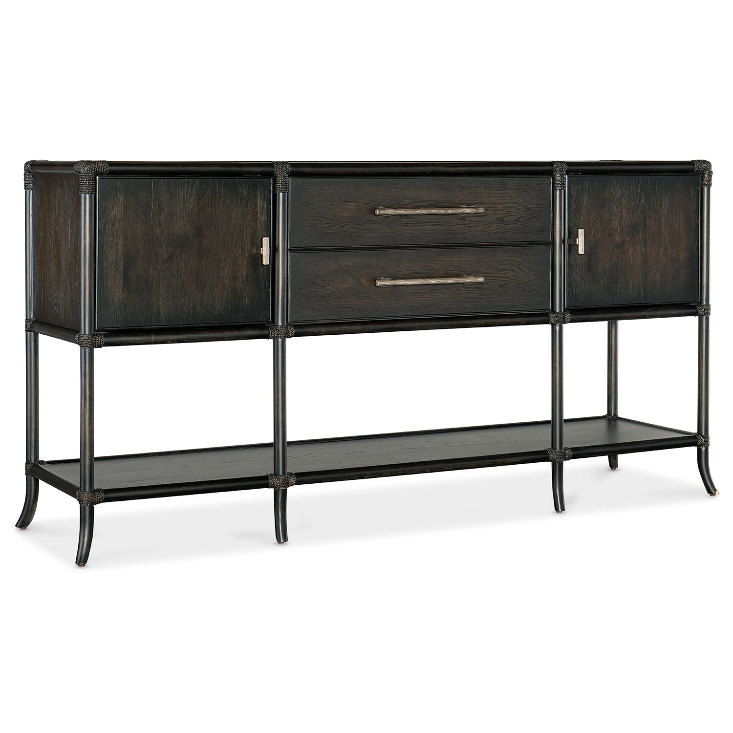 Hooker Furniture Retreat Pole Rattan Sideboard