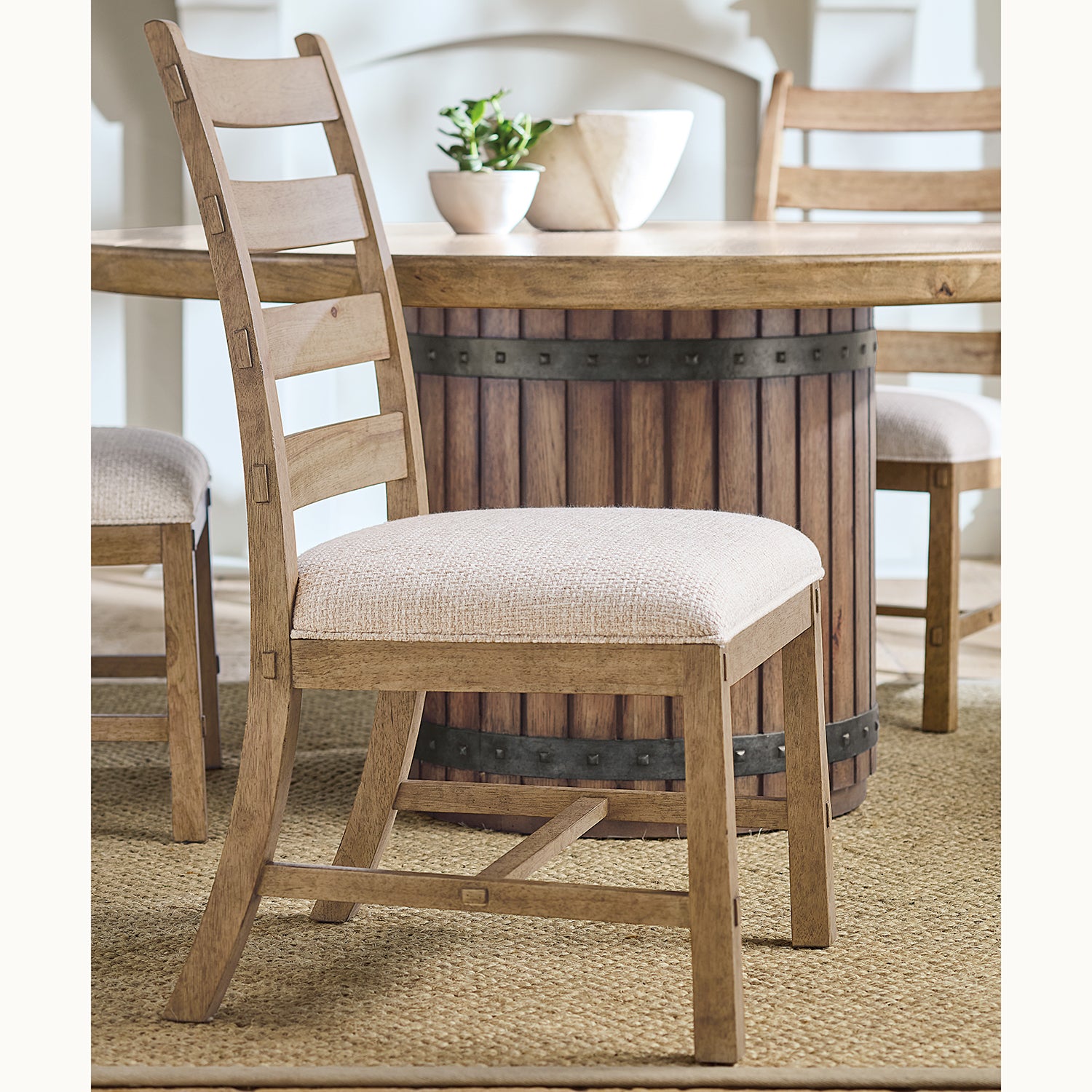 Hooker Furniture Vineyard Row Ladderback Side Chair Set of 2