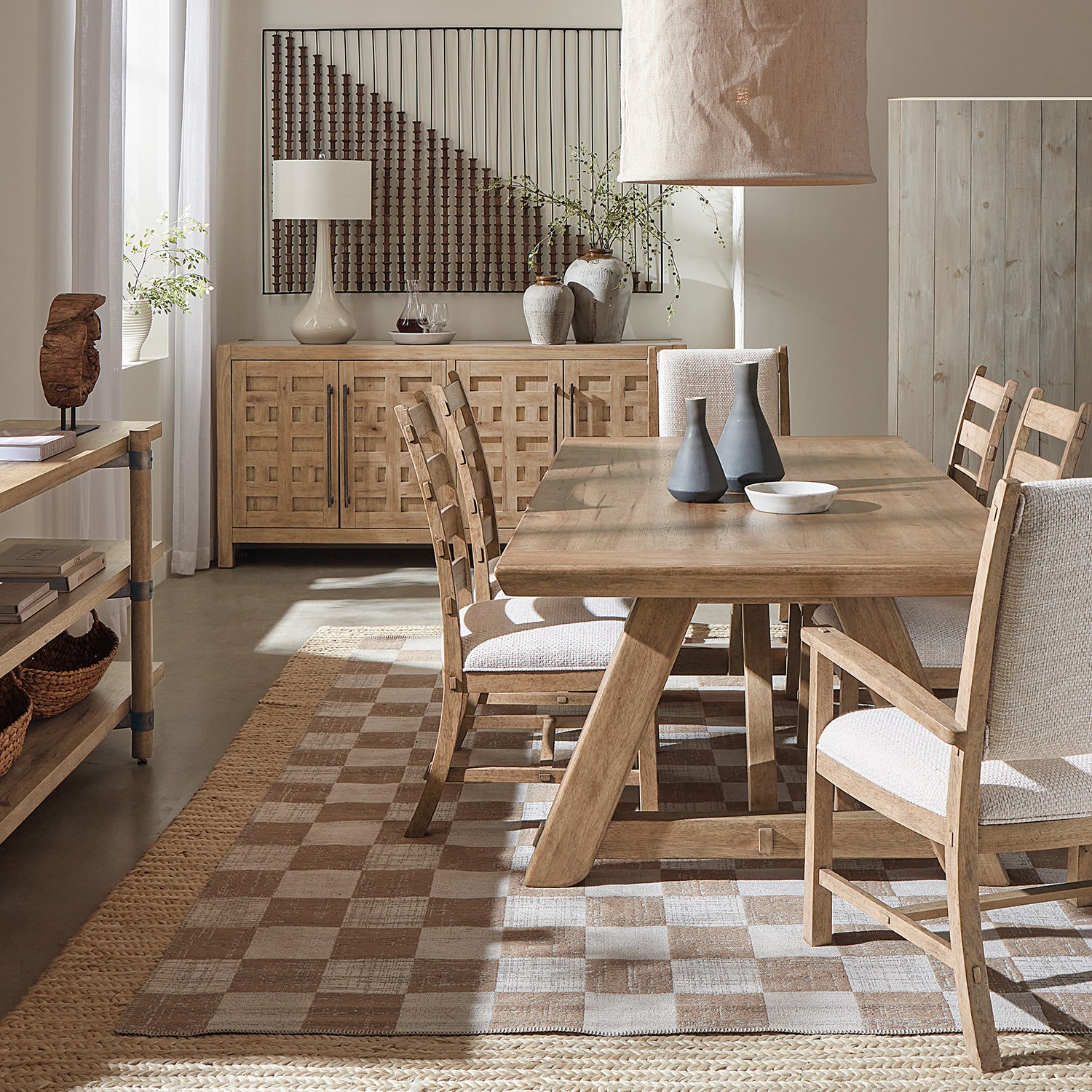 Hooker Furniture Vineyard Row Ladderback Side Chair Set of 2