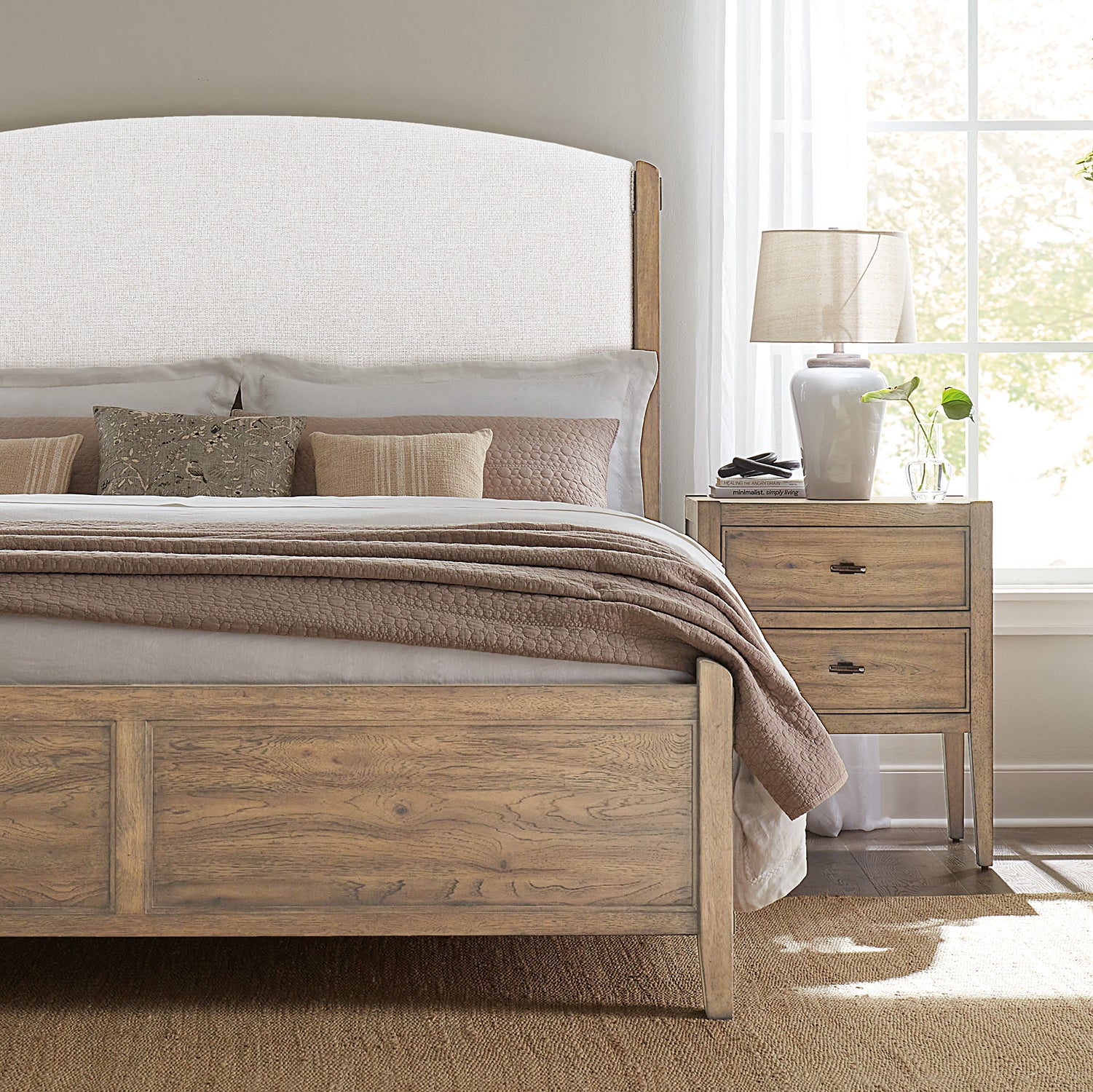 Hooker Furniture Vineyard Row Two Drawer Nightstand