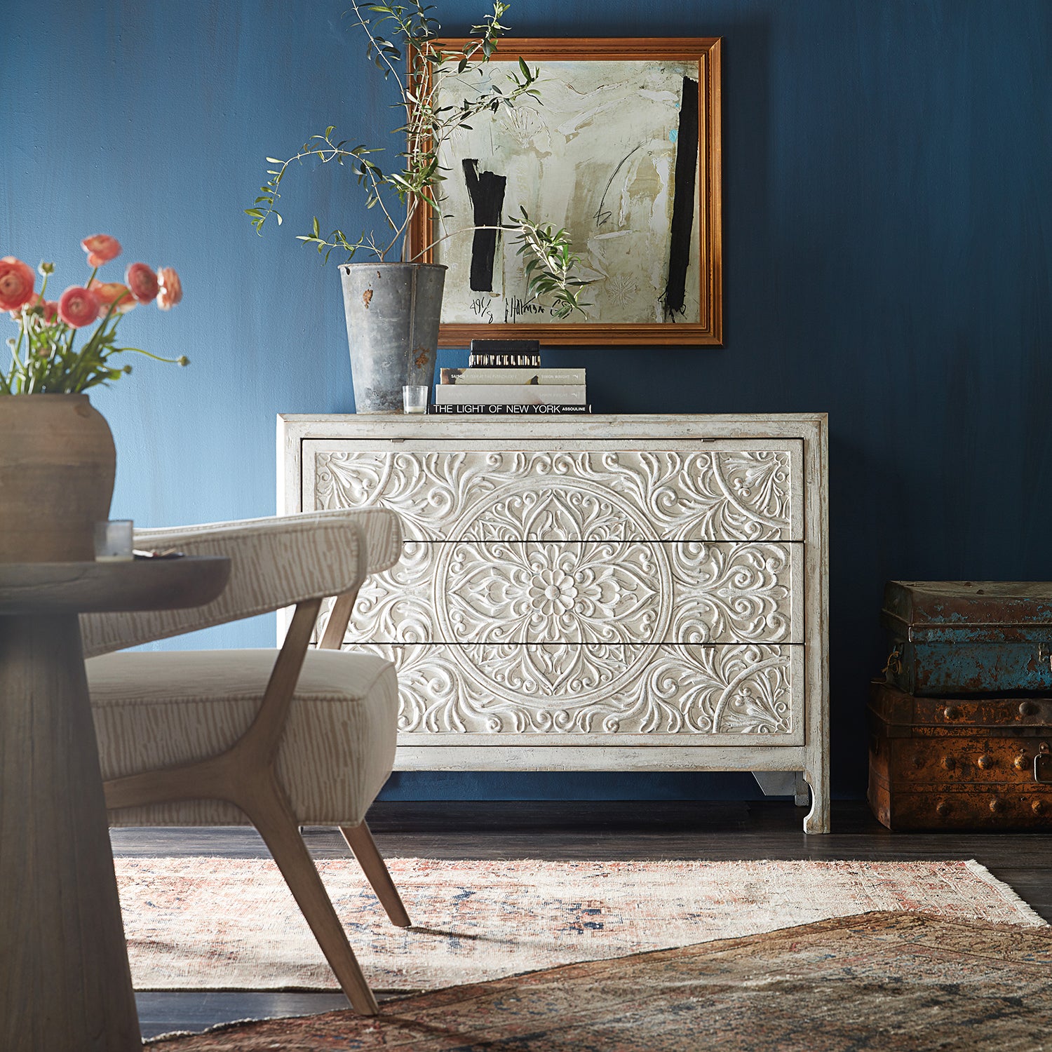 Hooker Furniture La Grange Lockhart Three-Drawer Accent Chest