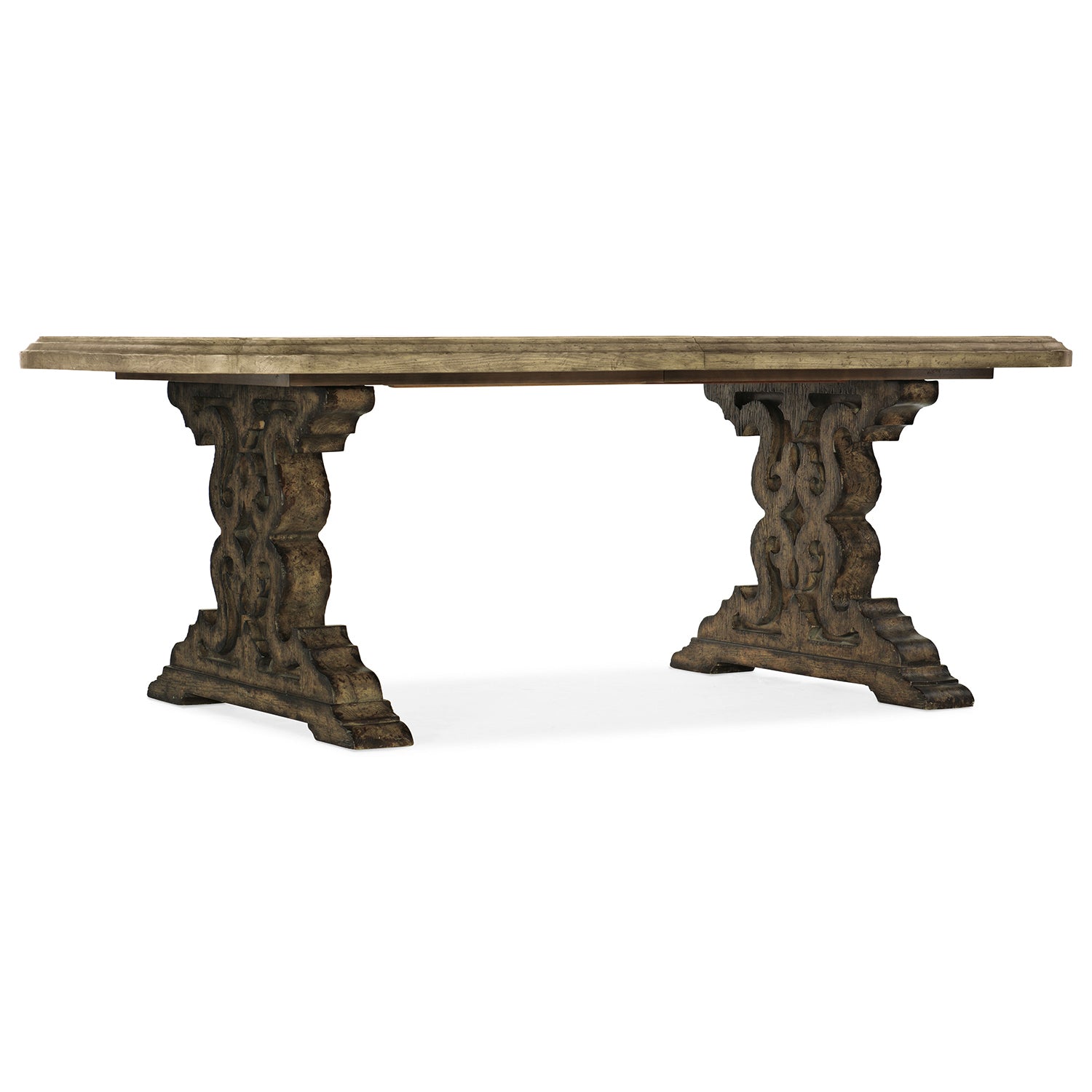 Hooker Furniture La Grange Le Vieux 86in Double Pedestal Table