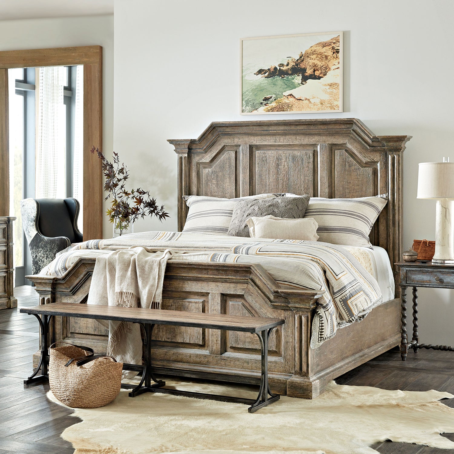 Hooker Furniture La Grange Von Rosenberg Bed Bench