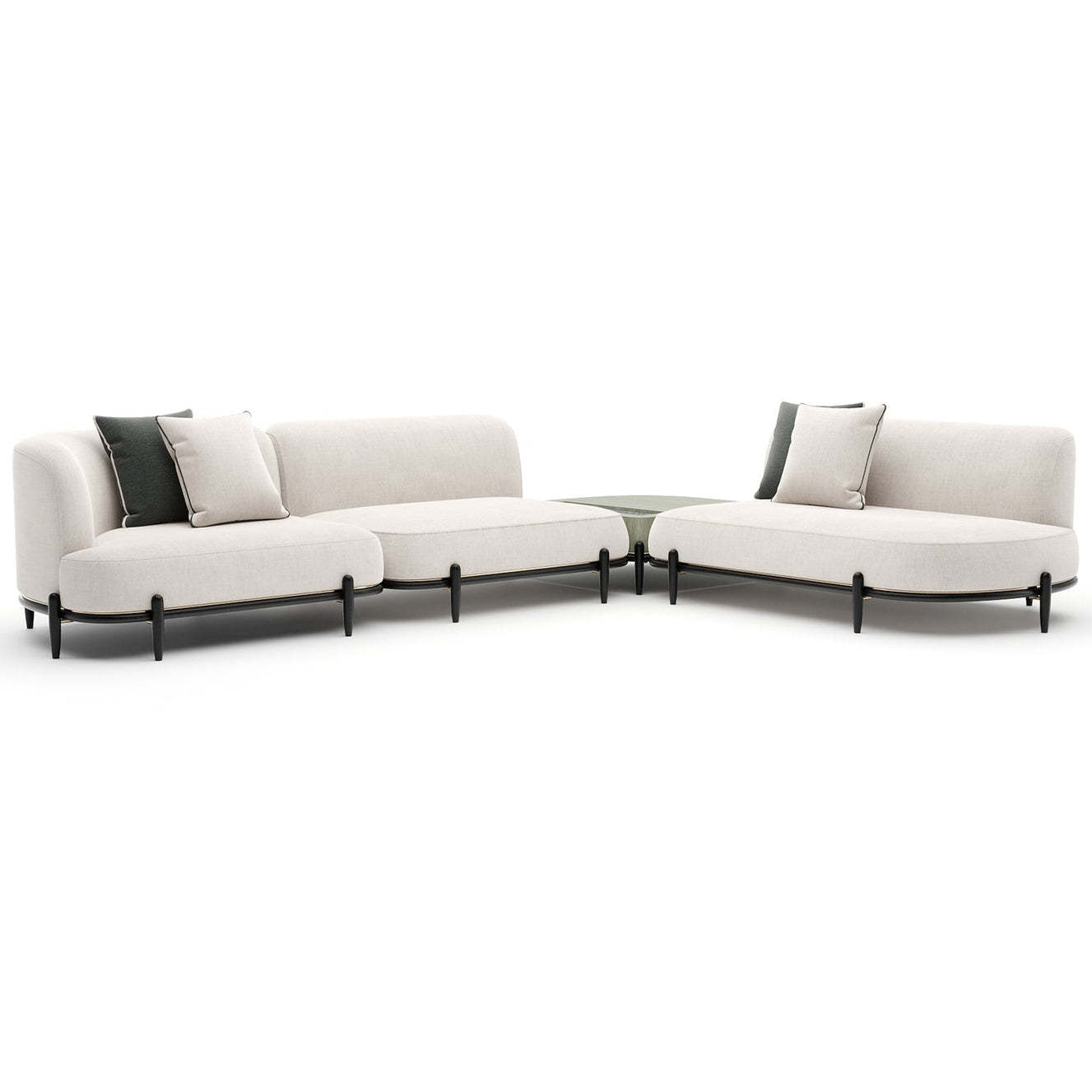 Caracole Madera Corner RAF L Sectional Sofa