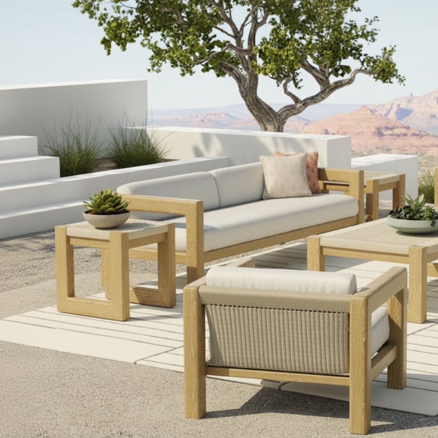 Sunset West Sedona Outdoor End Table