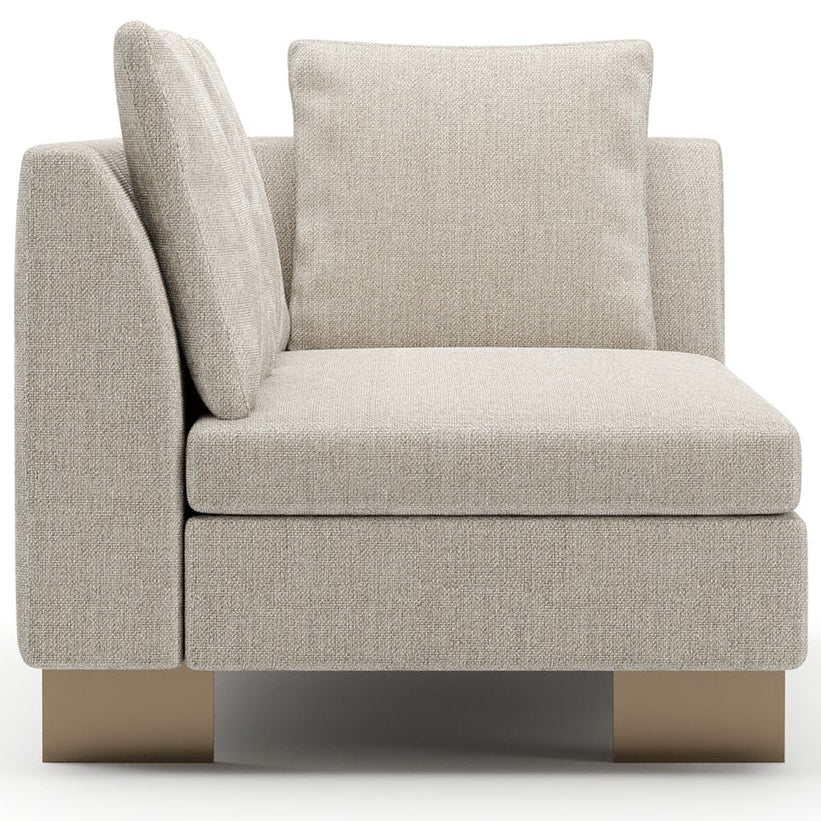Caracole Altura Pearl RAF Modular Loveseat