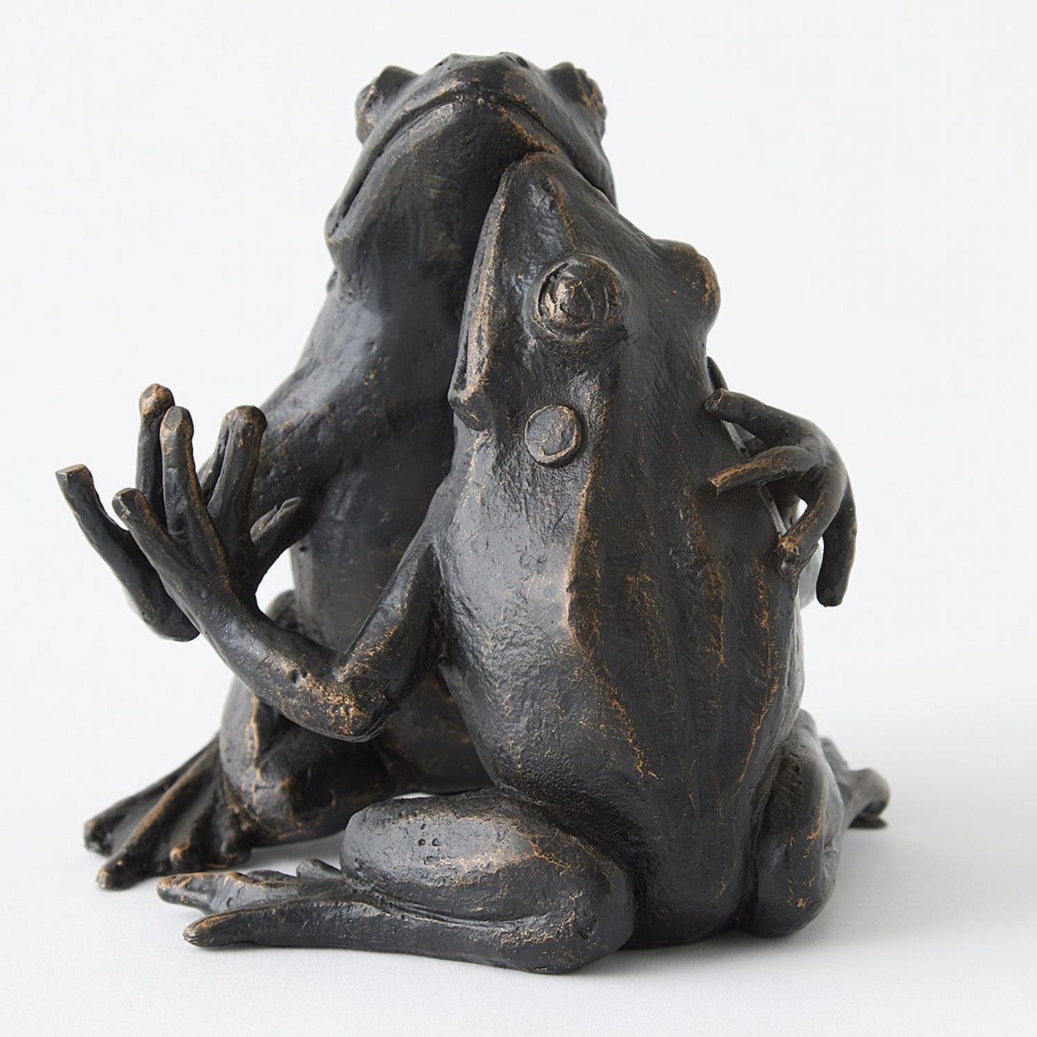 Studio A Hugging Frog Sculpture