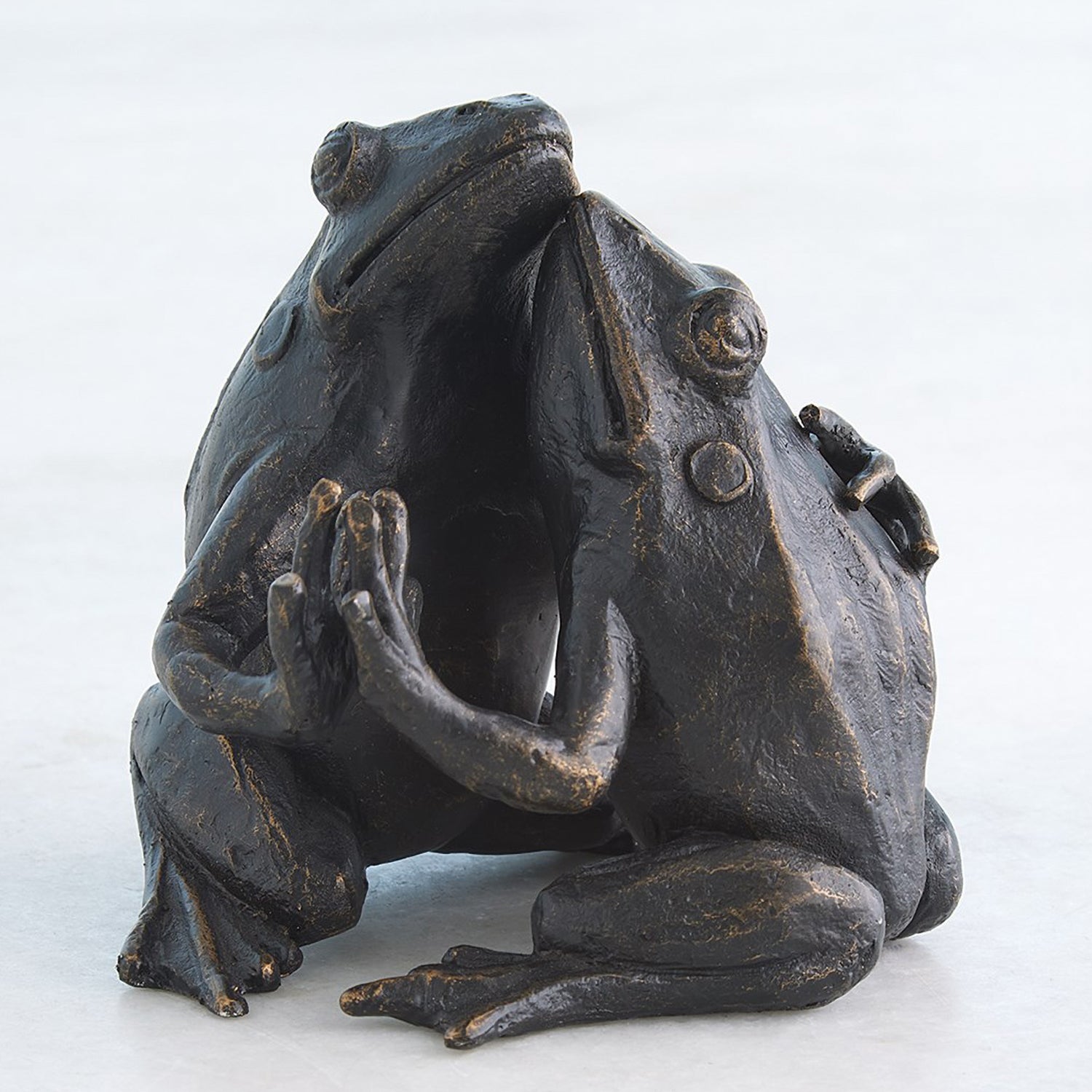 Studio A Hugging Frog Sculpture