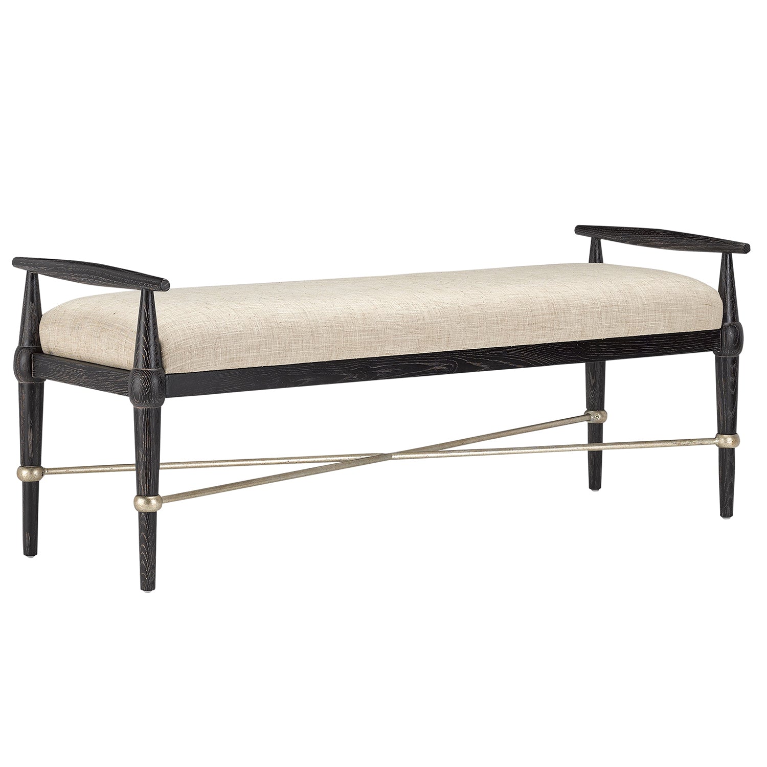Currey & Co Perrin Natural Bench