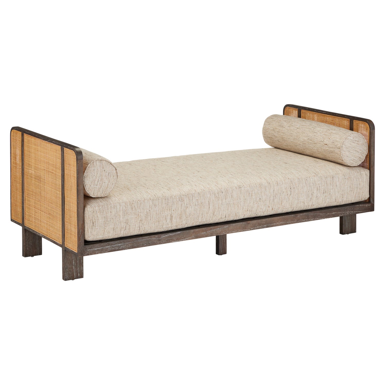 Currey & Co Celebes Calcutta Linen Settee