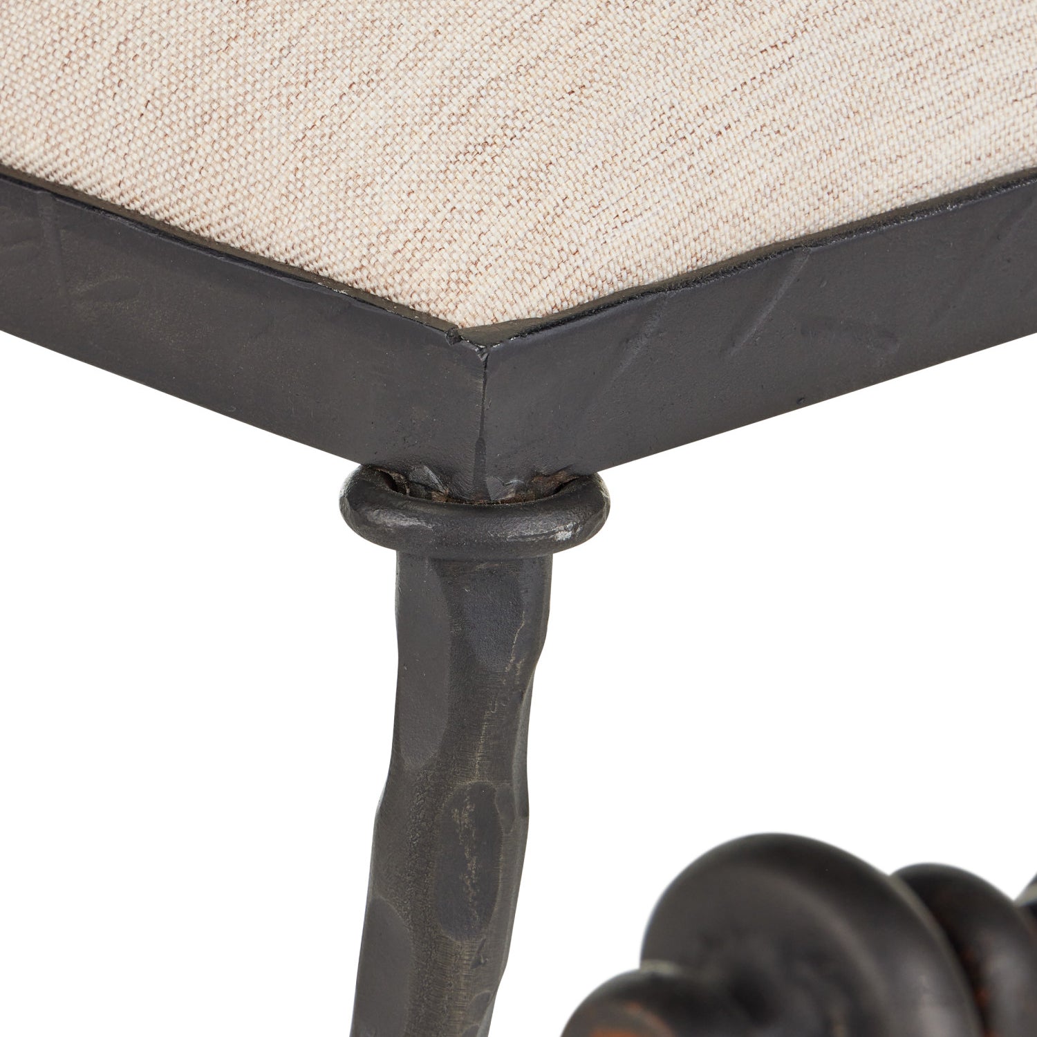 Currey & Co Agora Sparks Givry Ottoman