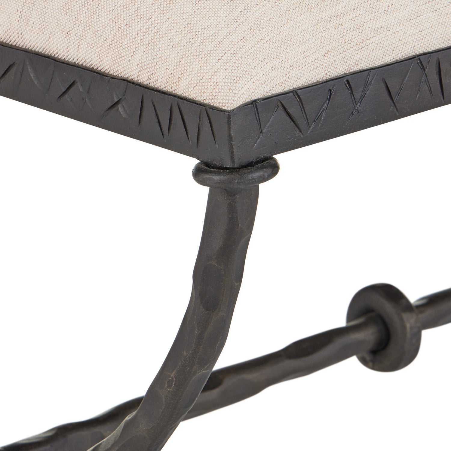 Currey & Co Agora Sparks Givry Bench