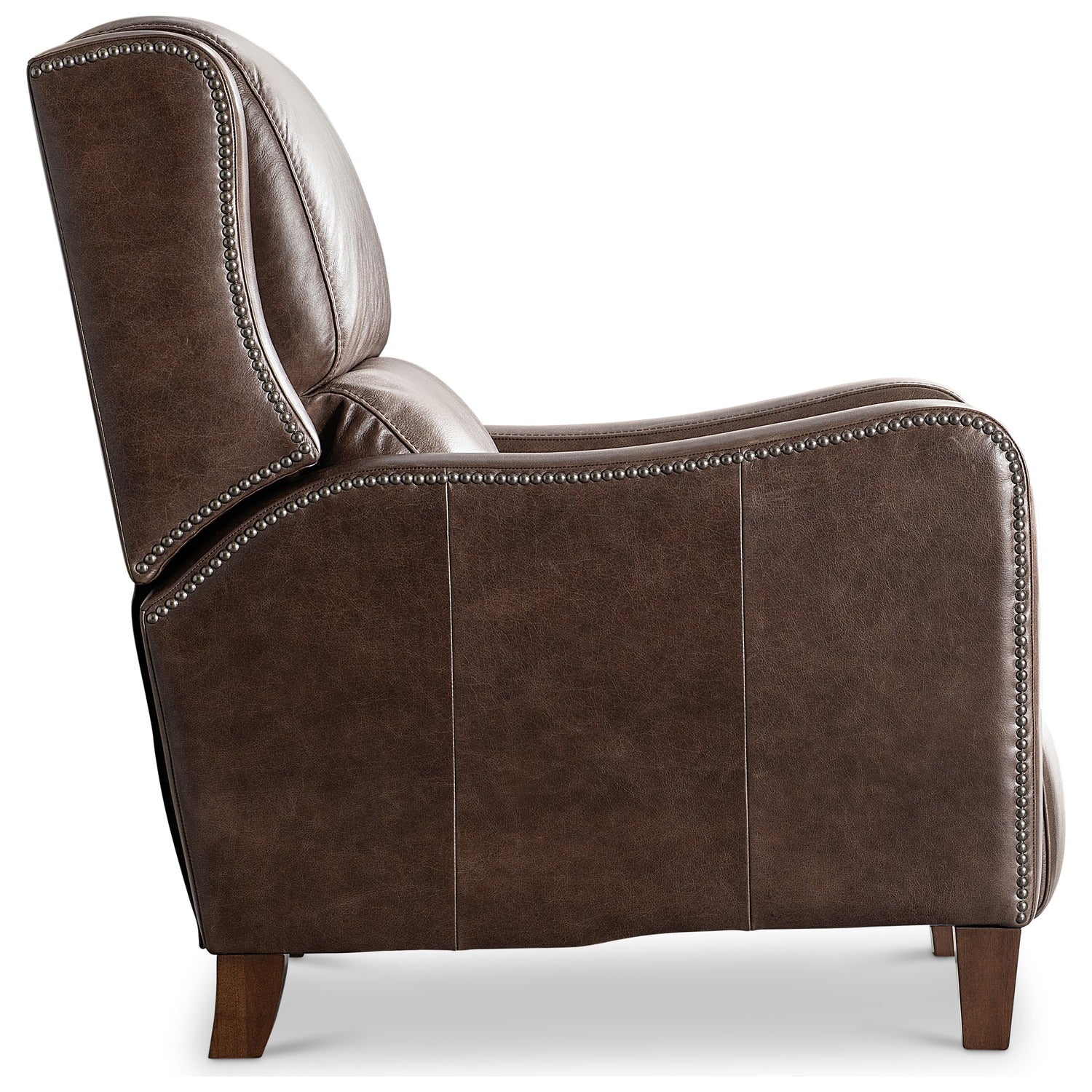 Bernhardt Motion Landon Brown Leather Recliner