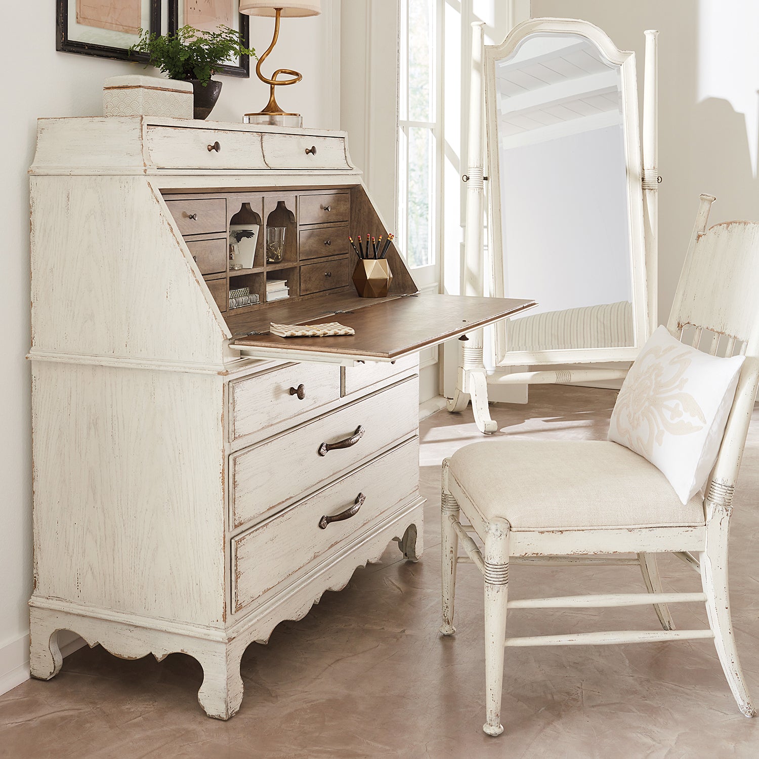 Hooker Furniture Americana Upholstered Seat Side Chair Set of 2