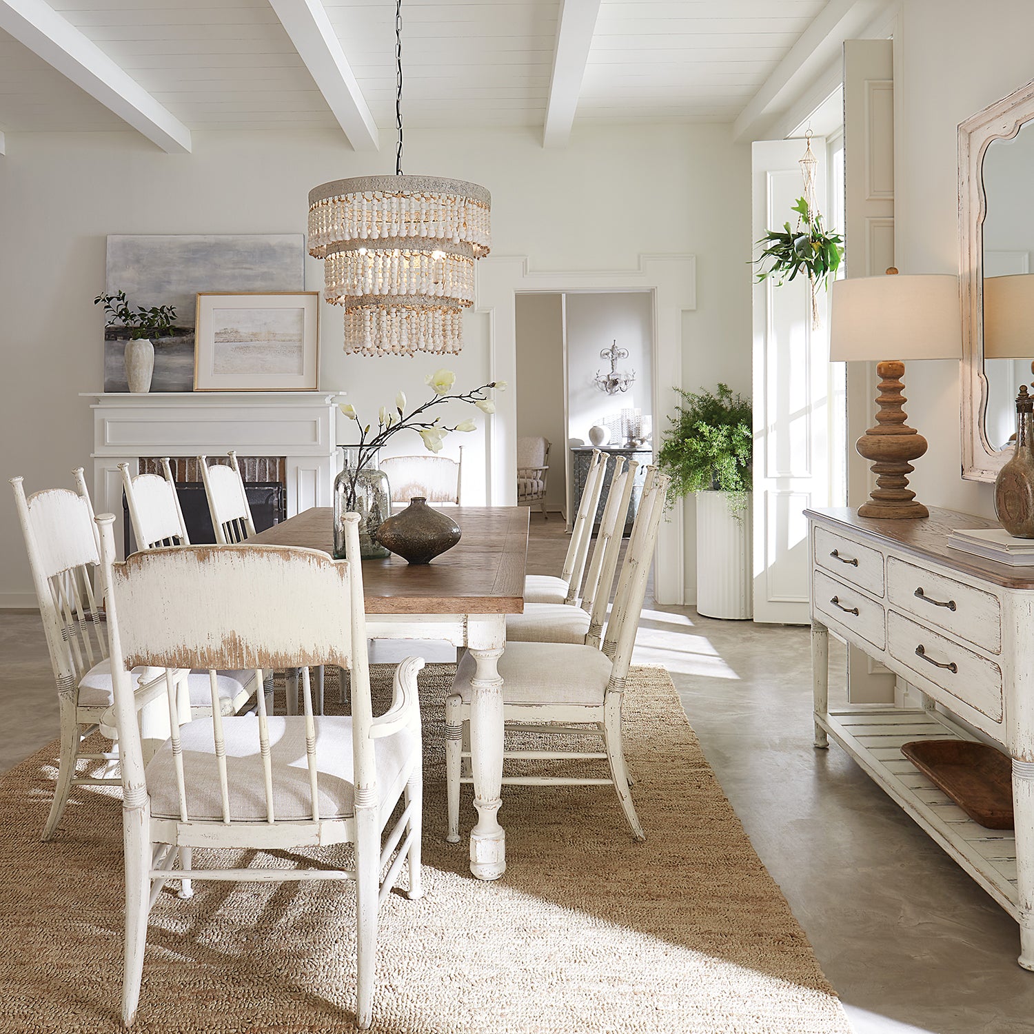 Hooker Furniture Americana Upholstered Seat Side Chair Set of 2