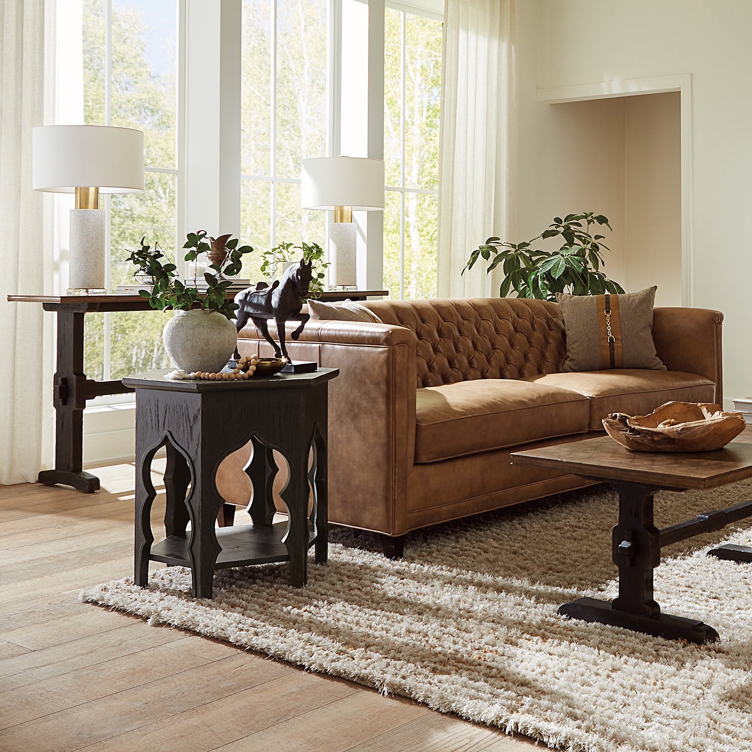 Hooker Furniture Americana Hexagon End Table - Final Sale