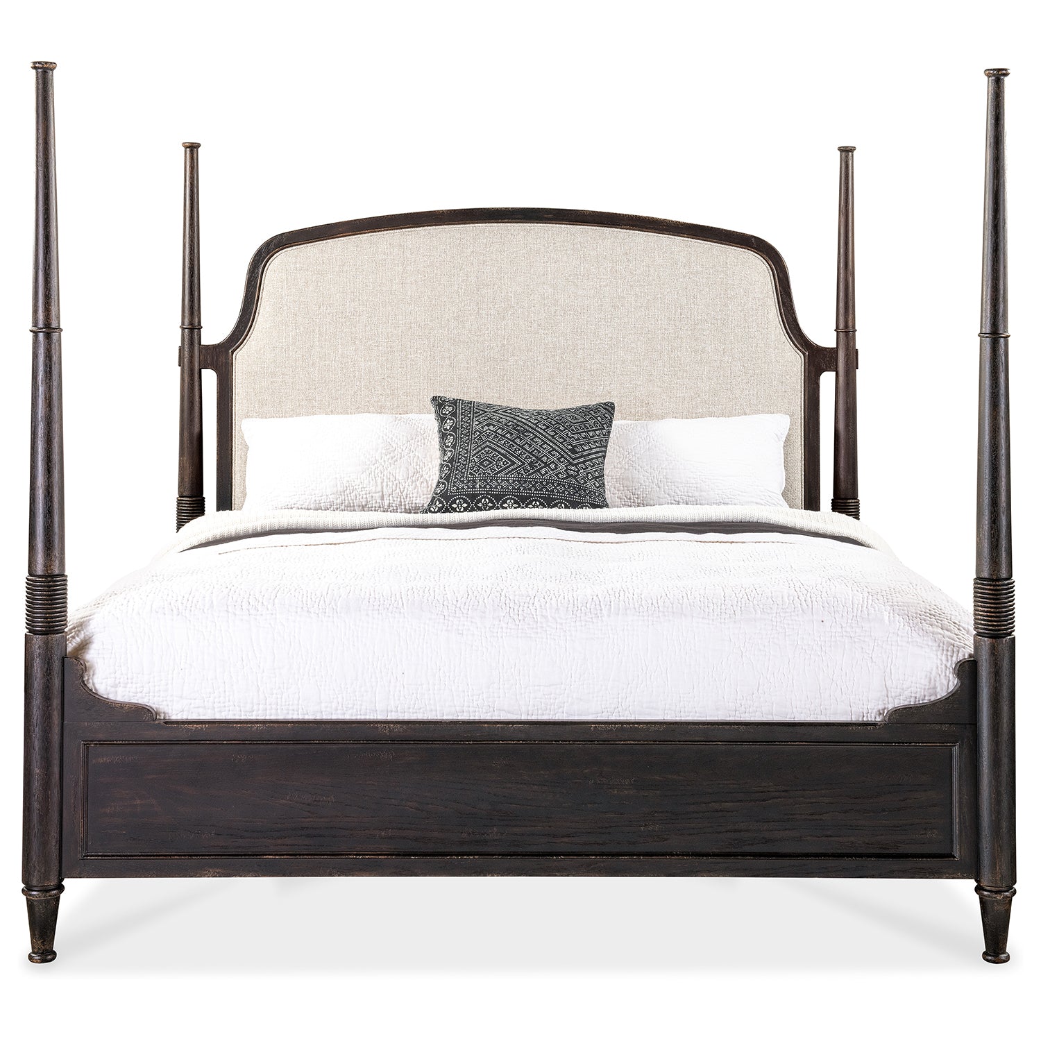 Hooker Furniture Americana Upholstered Poster Bed