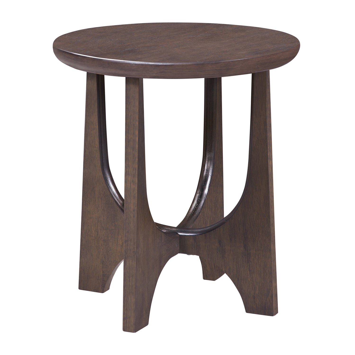 Bassett Mirror Dunnigan Brown Oak End Table