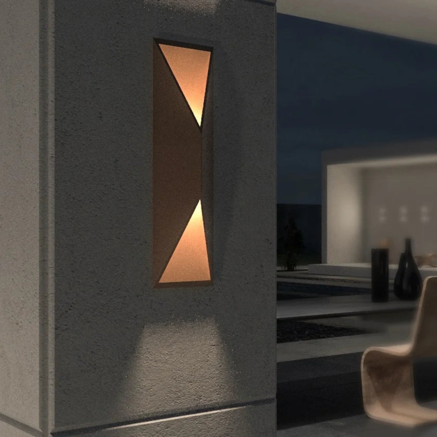 Sonneman Prisma Textured Bronze 7102.72-WL Wall Sconce