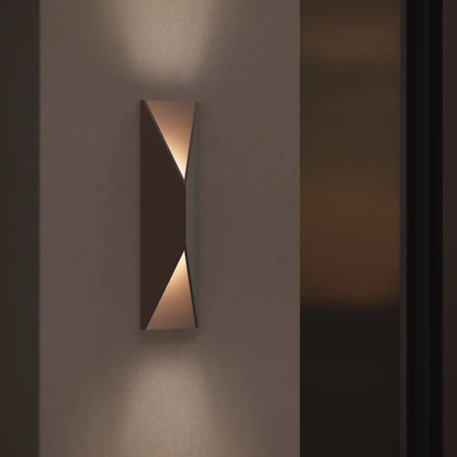 Sonneman Prisma Textured Bronze 7102.72-WL Wall Sconce