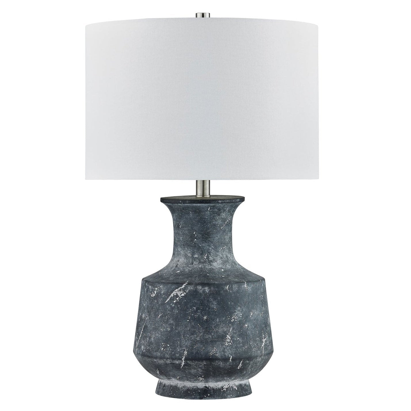 Forty West Burke Table Lamp Set of 2, Smoky Gray Resin, front view