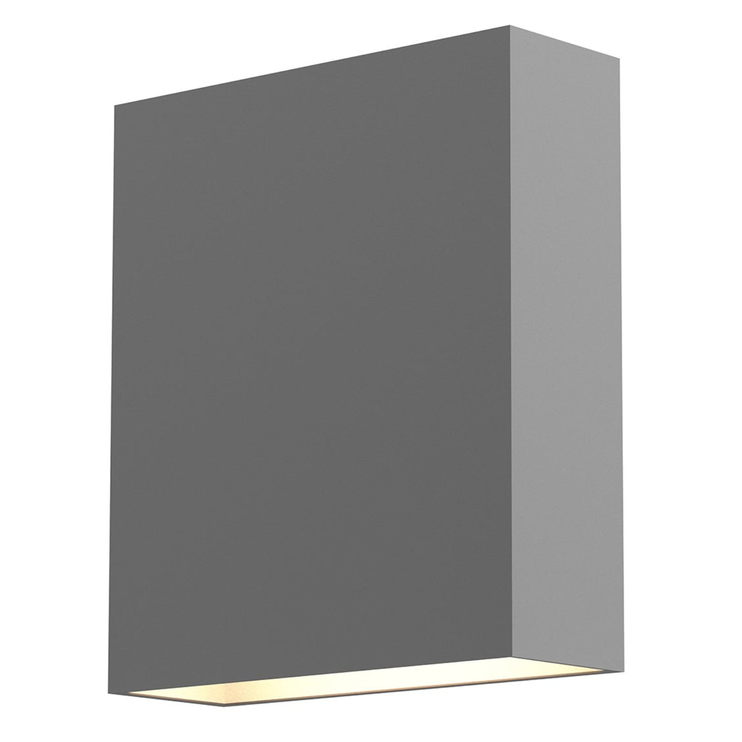 Sonneman Flat Box Textured Gray 7105.74-WL Wall Sconce