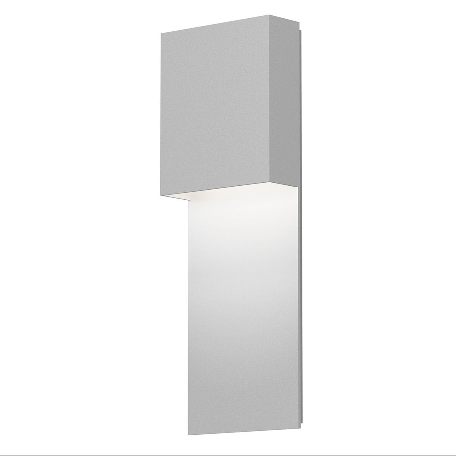 Sonneman Flat Box Texture White 7106.98-WL Wall Sconce