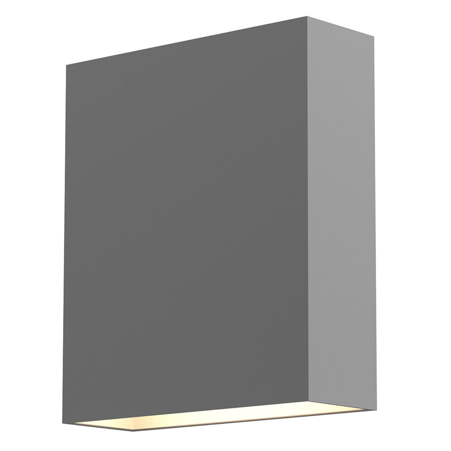 Sonneman Flat Box Textured Gray 7107.74-WL Wall Sconce