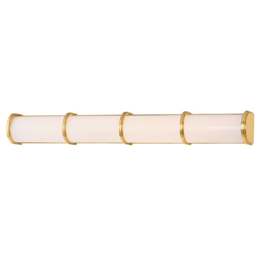 Hudson Valley Lighting Pine Plains Large Bath and Vanity Light in Aged Brass, primary product view
