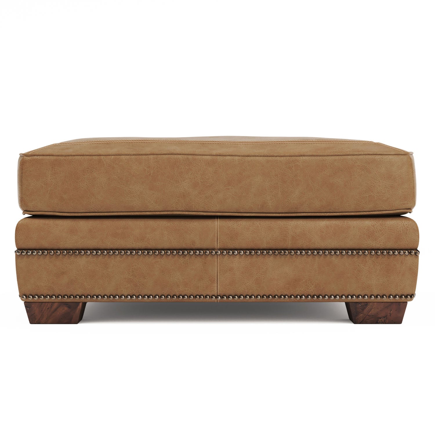 Bernhardt Living Grandview Leather Ottoman