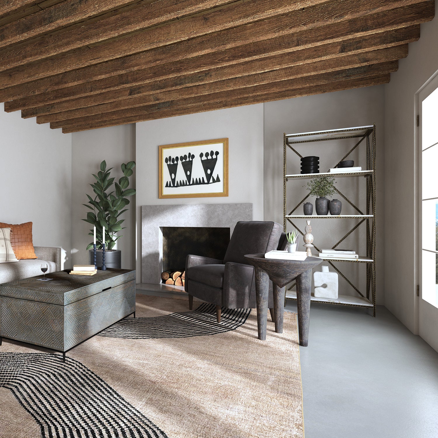 Hooker Furniture Commerce & Market Pyramid Side Table