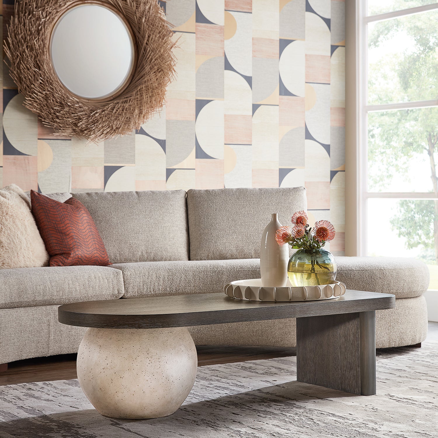 Hooker Furniture Commerce and Market Gibbons Cocktail Bench