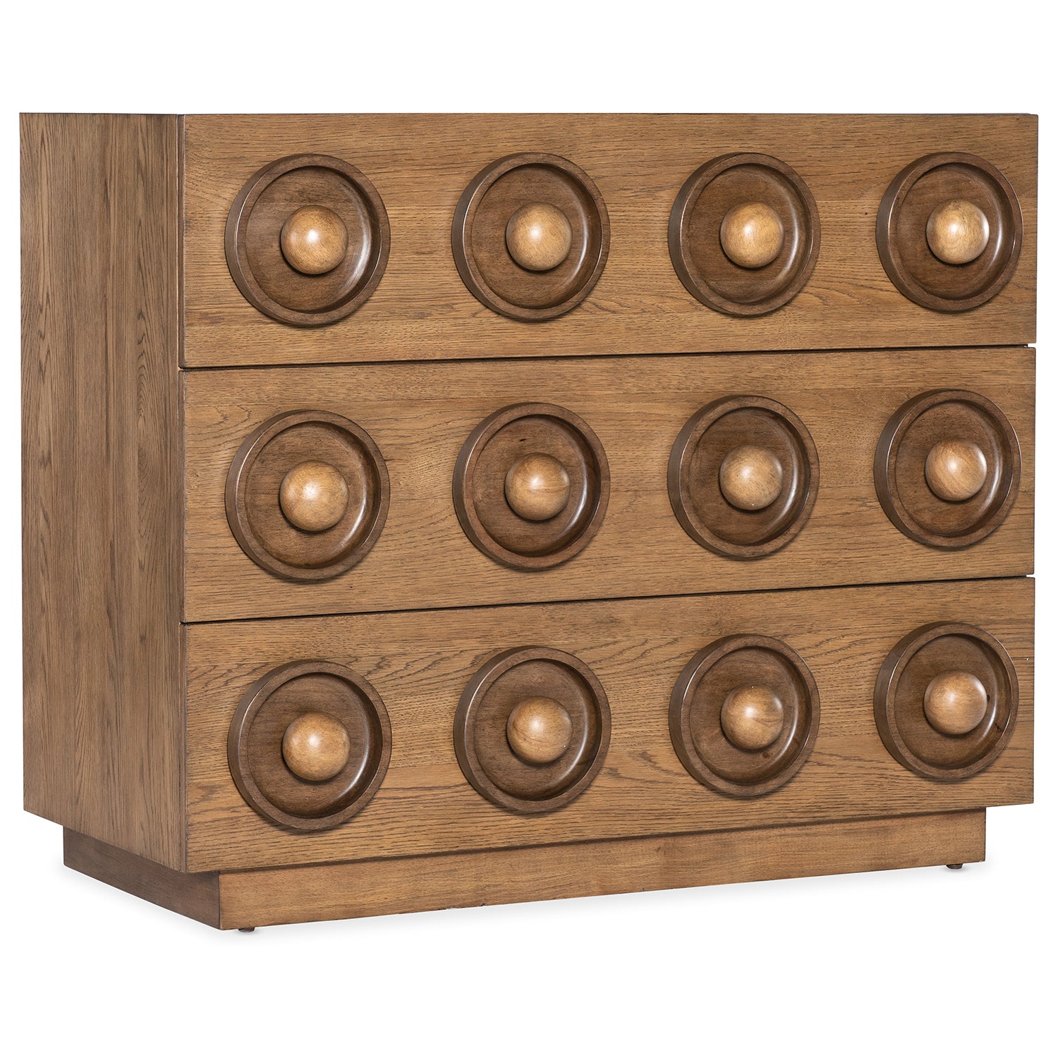 Hooker Furniture Commerce and Market Knobby 3-Drawer Accent Chest