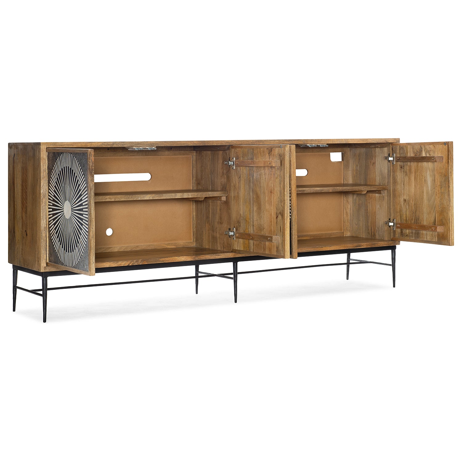 Hooker Furniture Commerce & Market Giovanni Entertainment Console