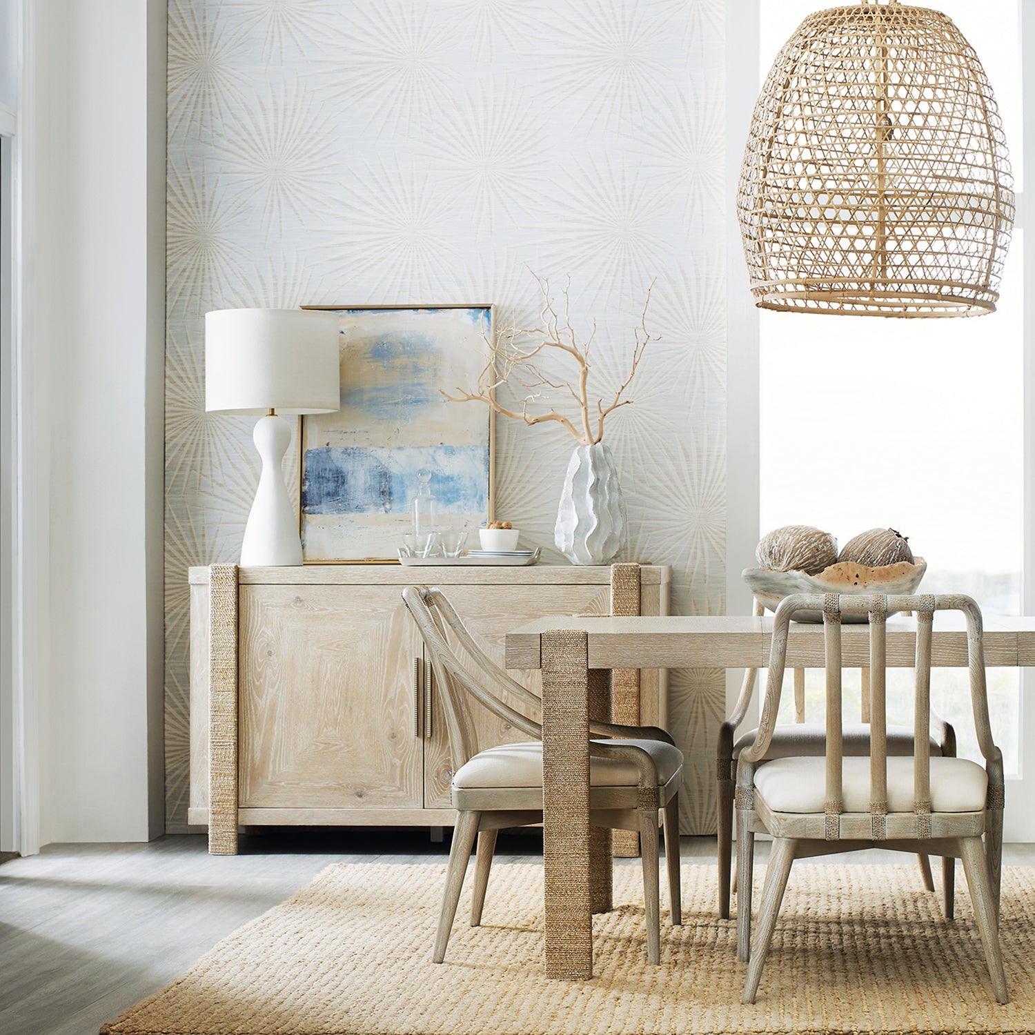 Hooker Furniture Commerce & Market Seaside Rectangle Dining Table