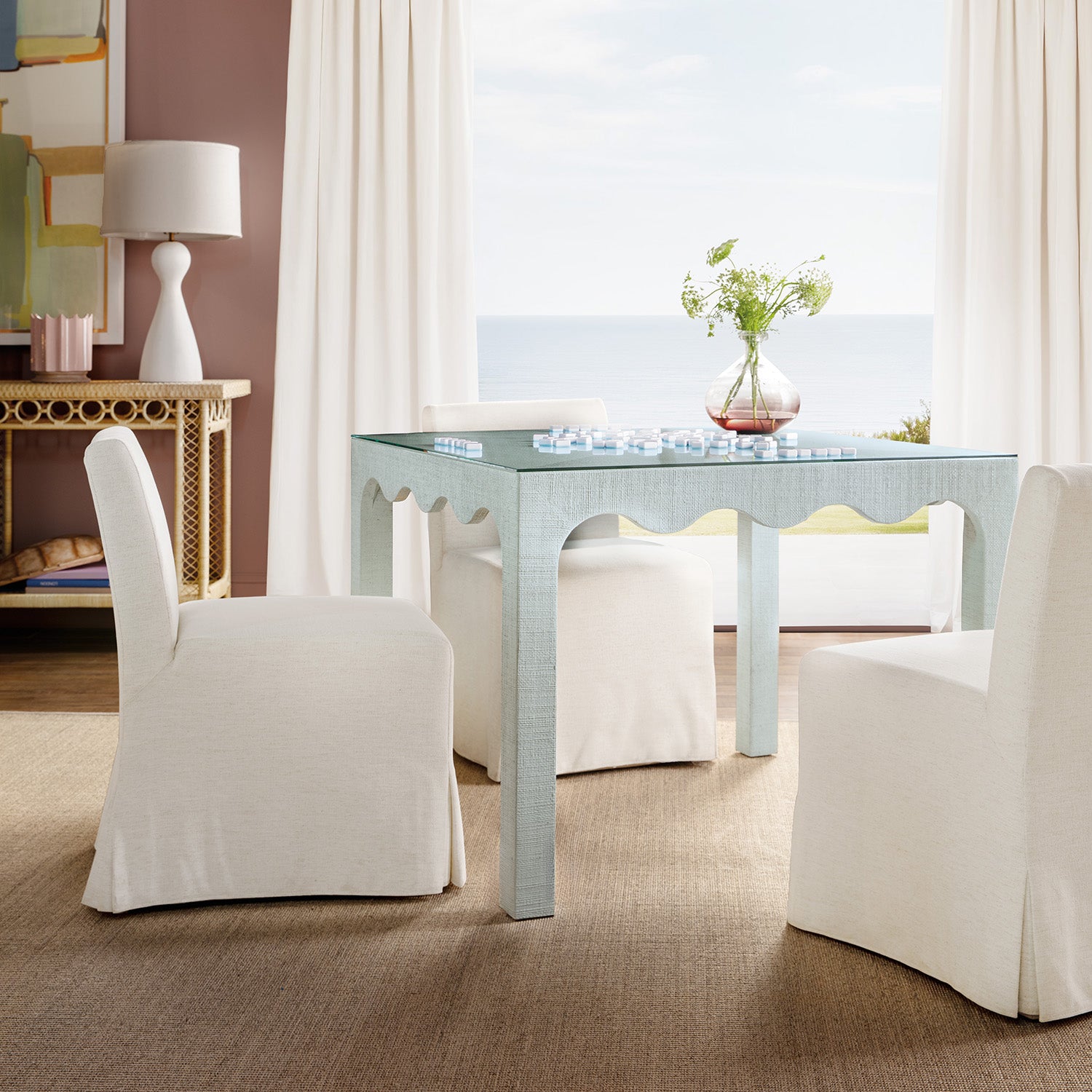 Hooker Furniture Commerce and Market Ren Nomad Snow Dining Chair Set of 2