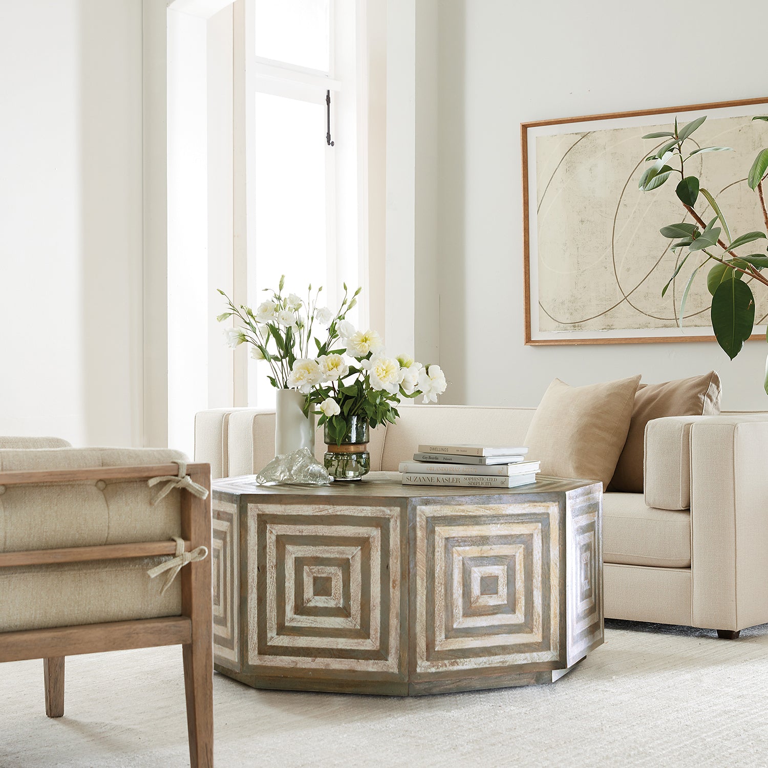 Hooker Furniture Commerce & Market Octagonal Cocktail Table