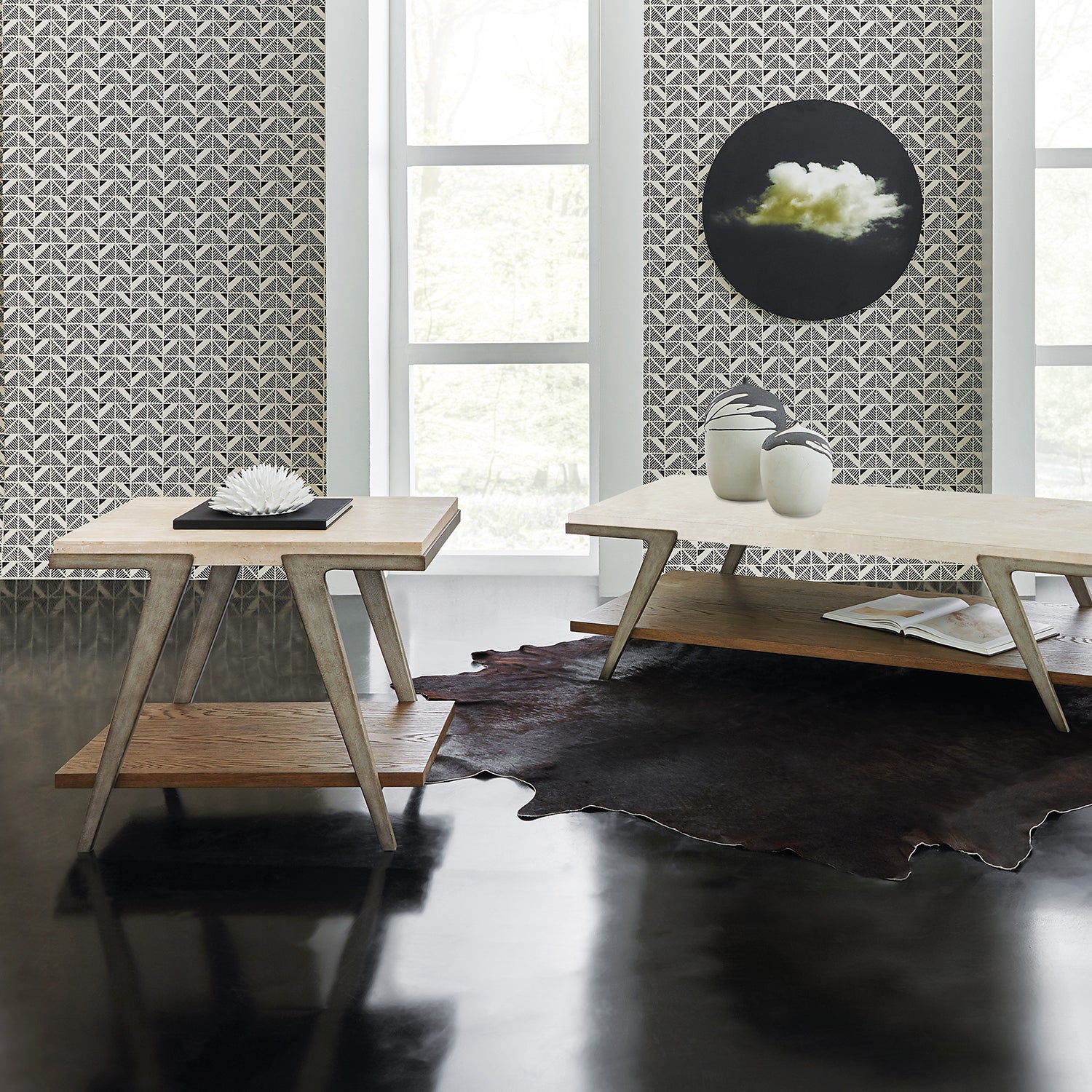 Hooker Furniture Commerce & Market Boomerang Side Table - Final Sale