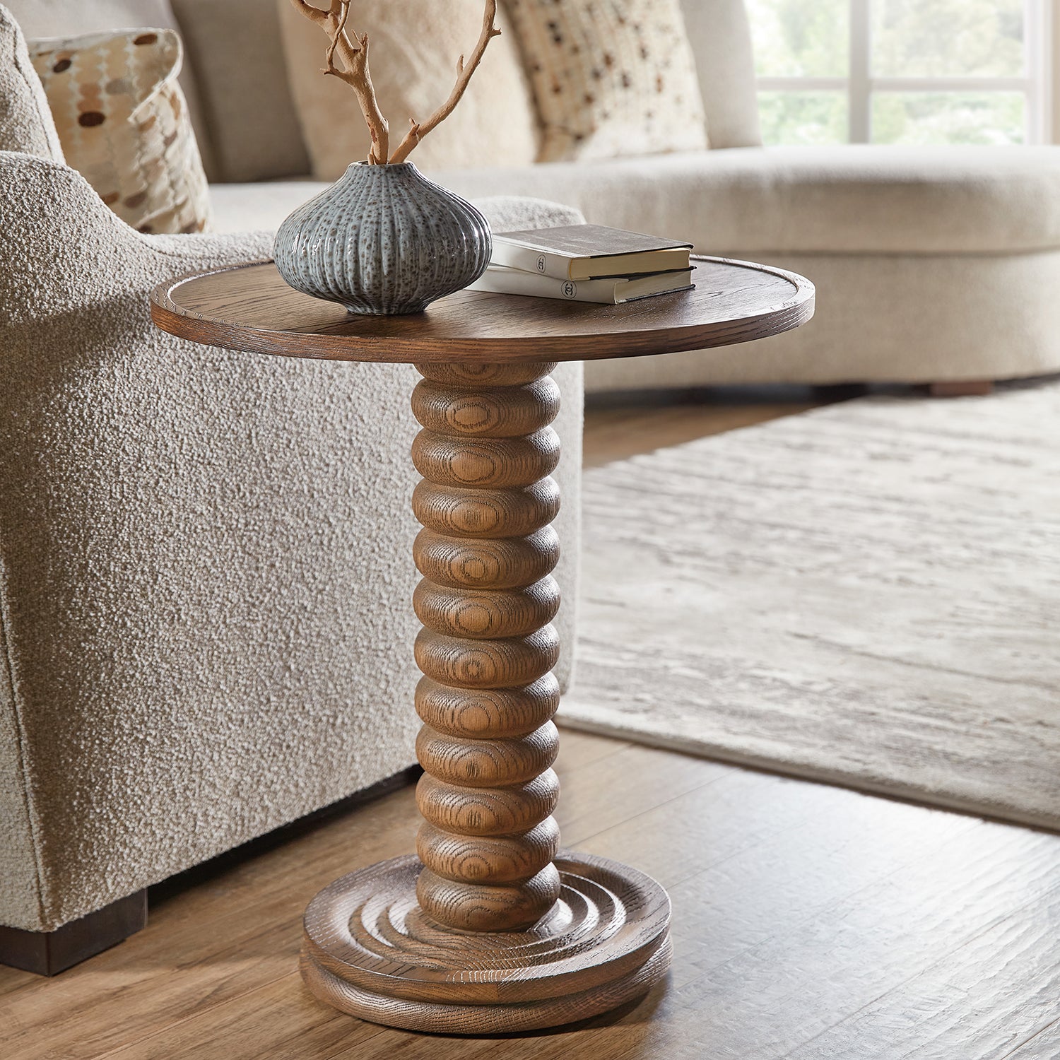 Hooker Furniture Commerce and Market Spindle Accent Table