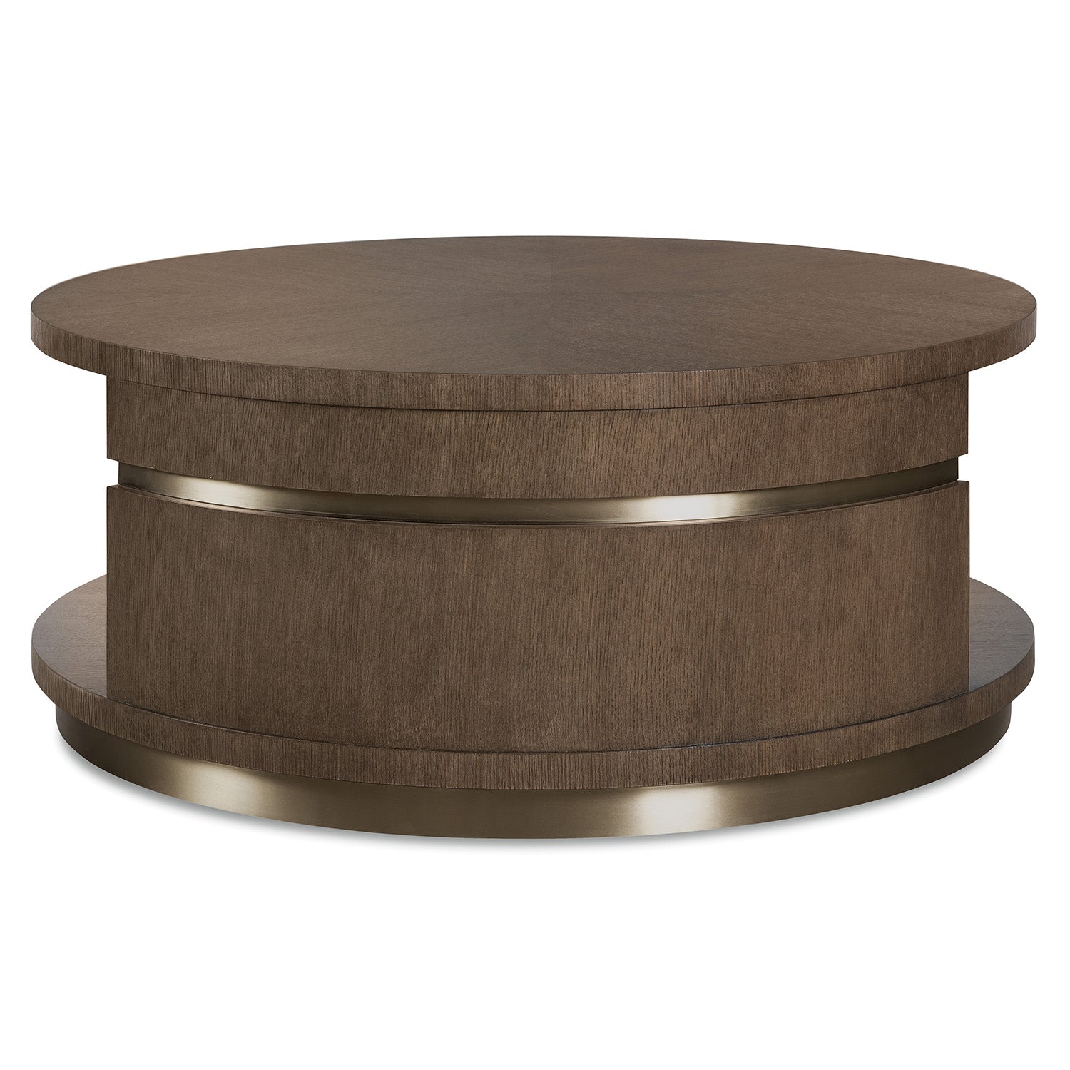 Hooker Furniture Commerce and Market Roll With It Round Cocktail Table