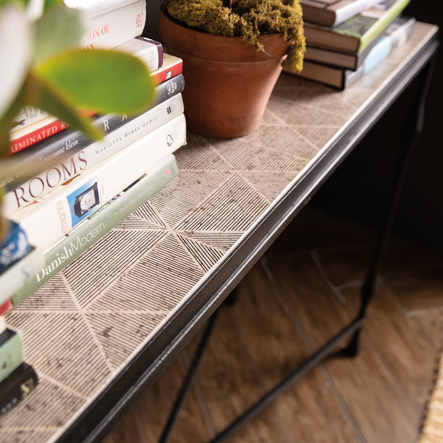 Hooker Furniture Commerce & Market Metal-Wood Console Table