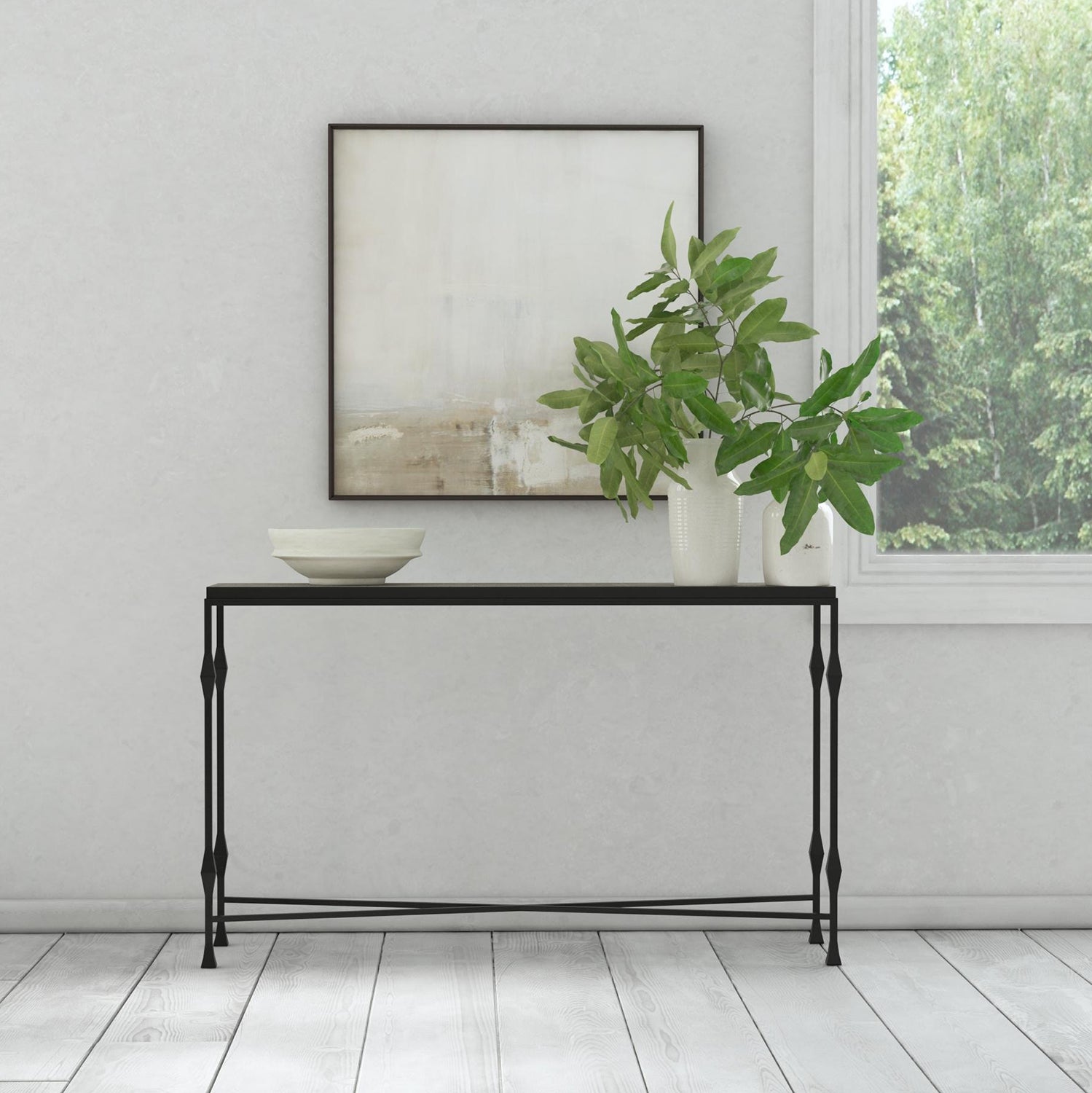 Hooker Furniture Commerce & Market Metal-Wood Console Table