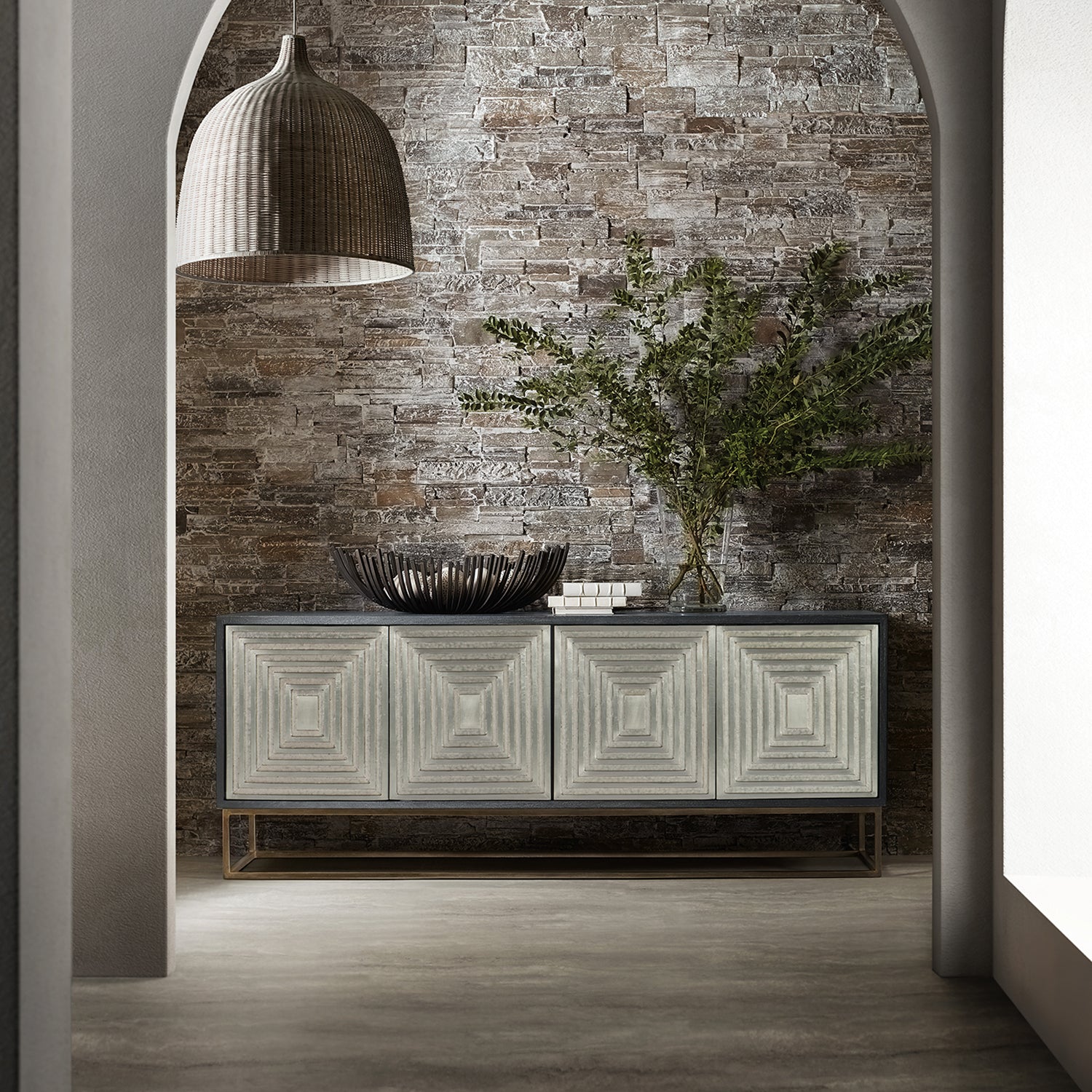 Hooker Furniture Commerce & Market Dimensions Credenza