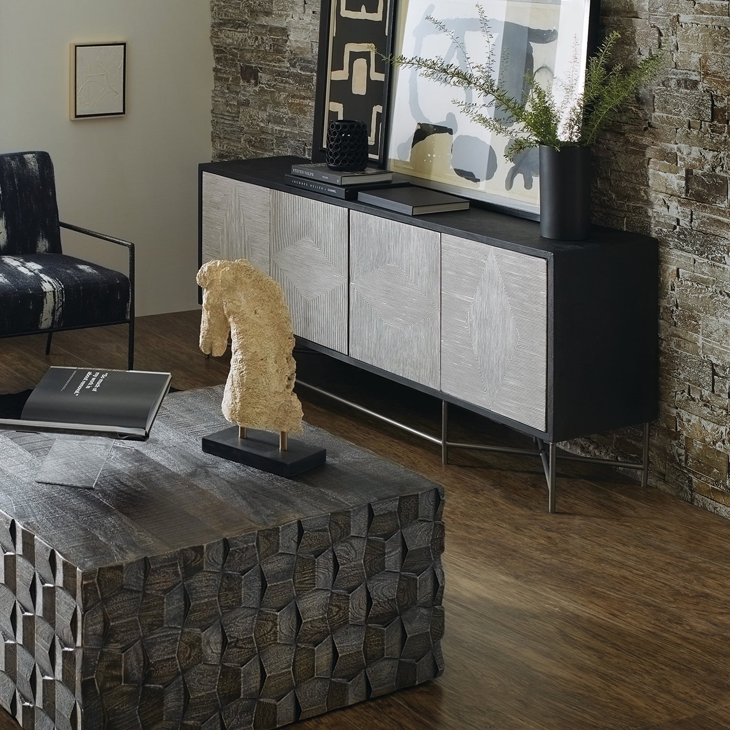 Hooker Furniture Commerce & Market Fine Lines Credenza