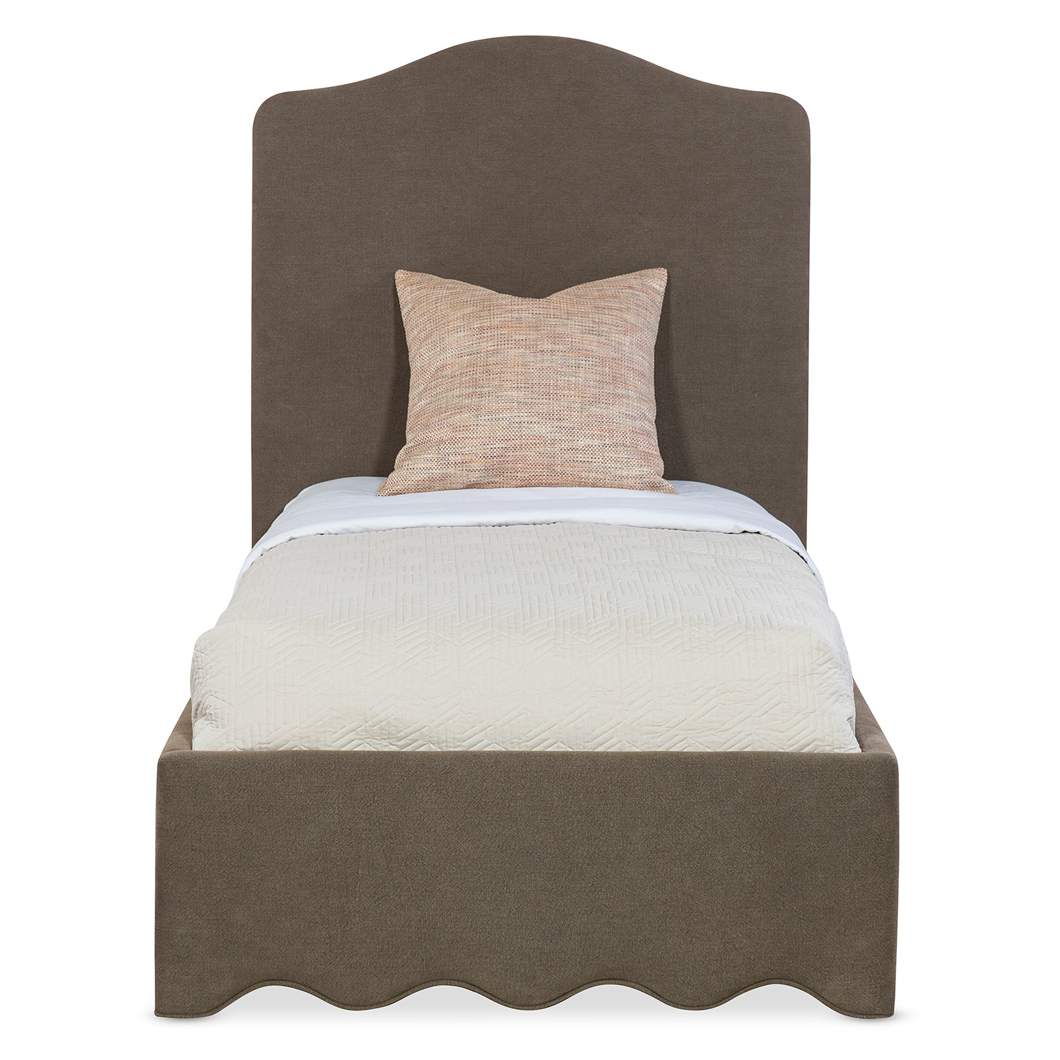 Hooker Furniture Commerce and Market Liv Broadway Coffee Twin Upholstered Bed