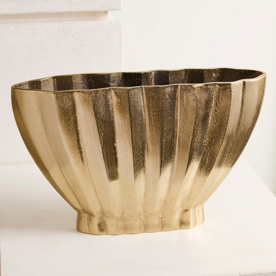 Vivien Vase shown as a styled home décor accent