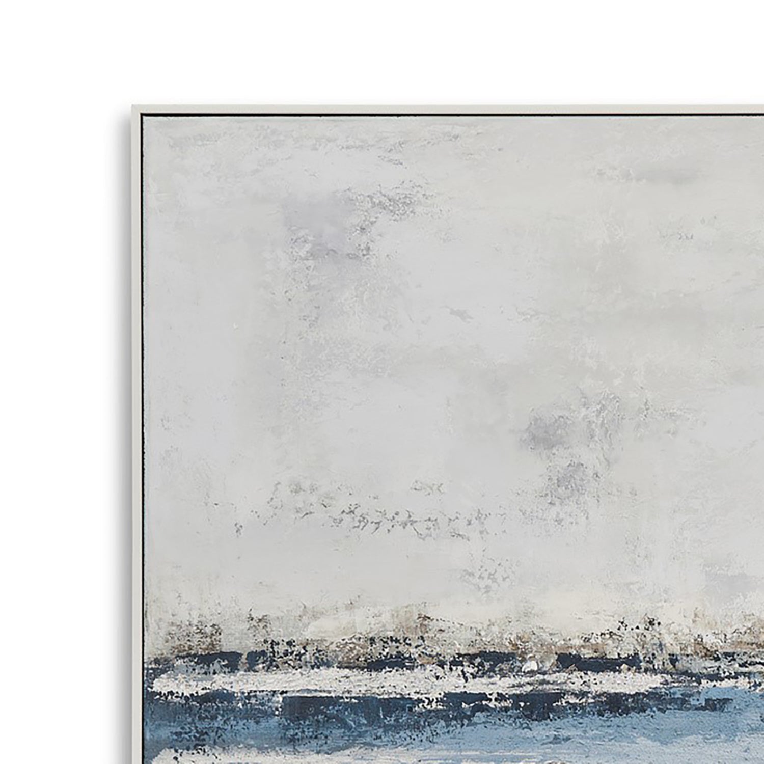 Bassett Mirror Soft Waves Framed Canvas