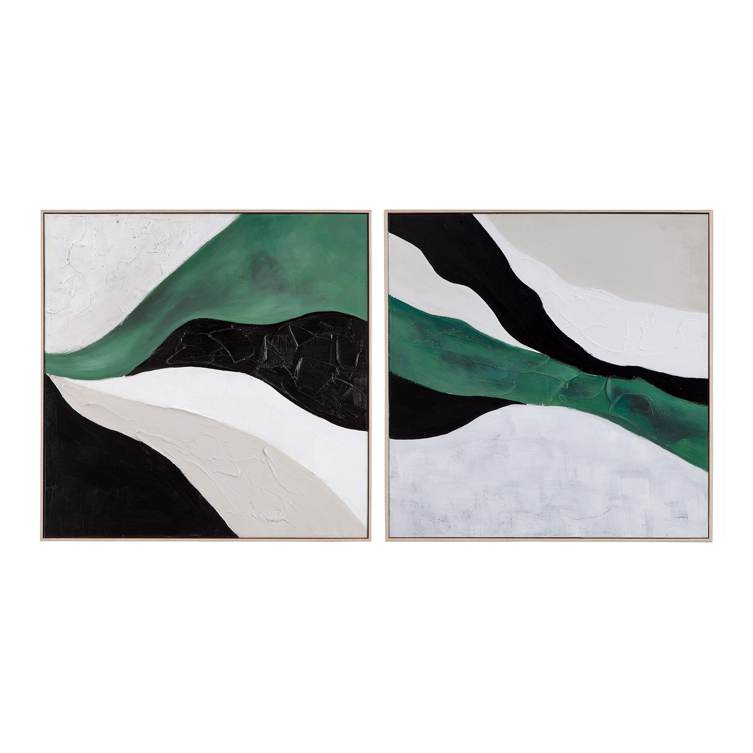 Bassett Mirror Illuminate Framed Canvas Set of 2