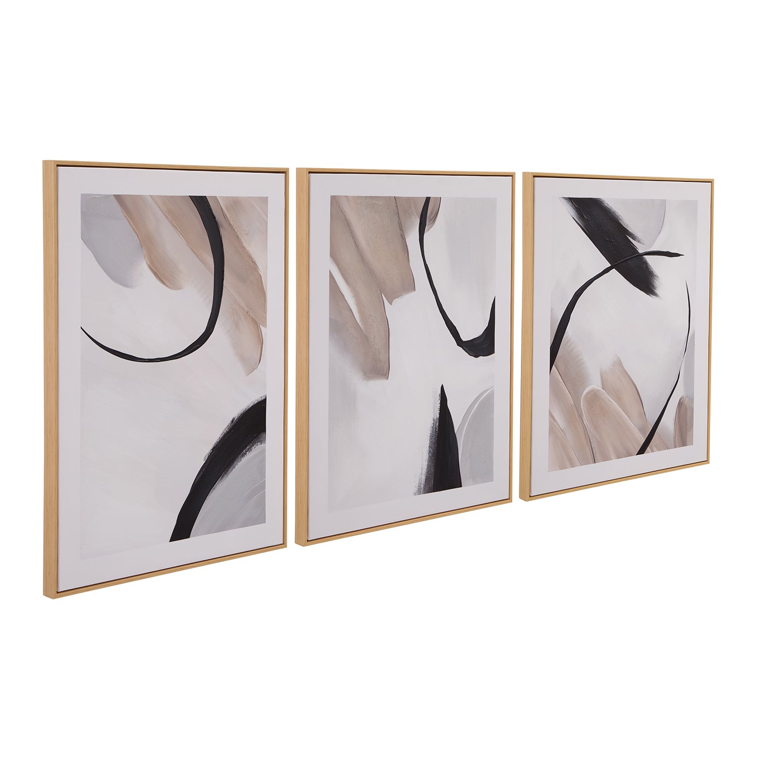Bassett Mirror Eartha Framed Canvas Set of 3